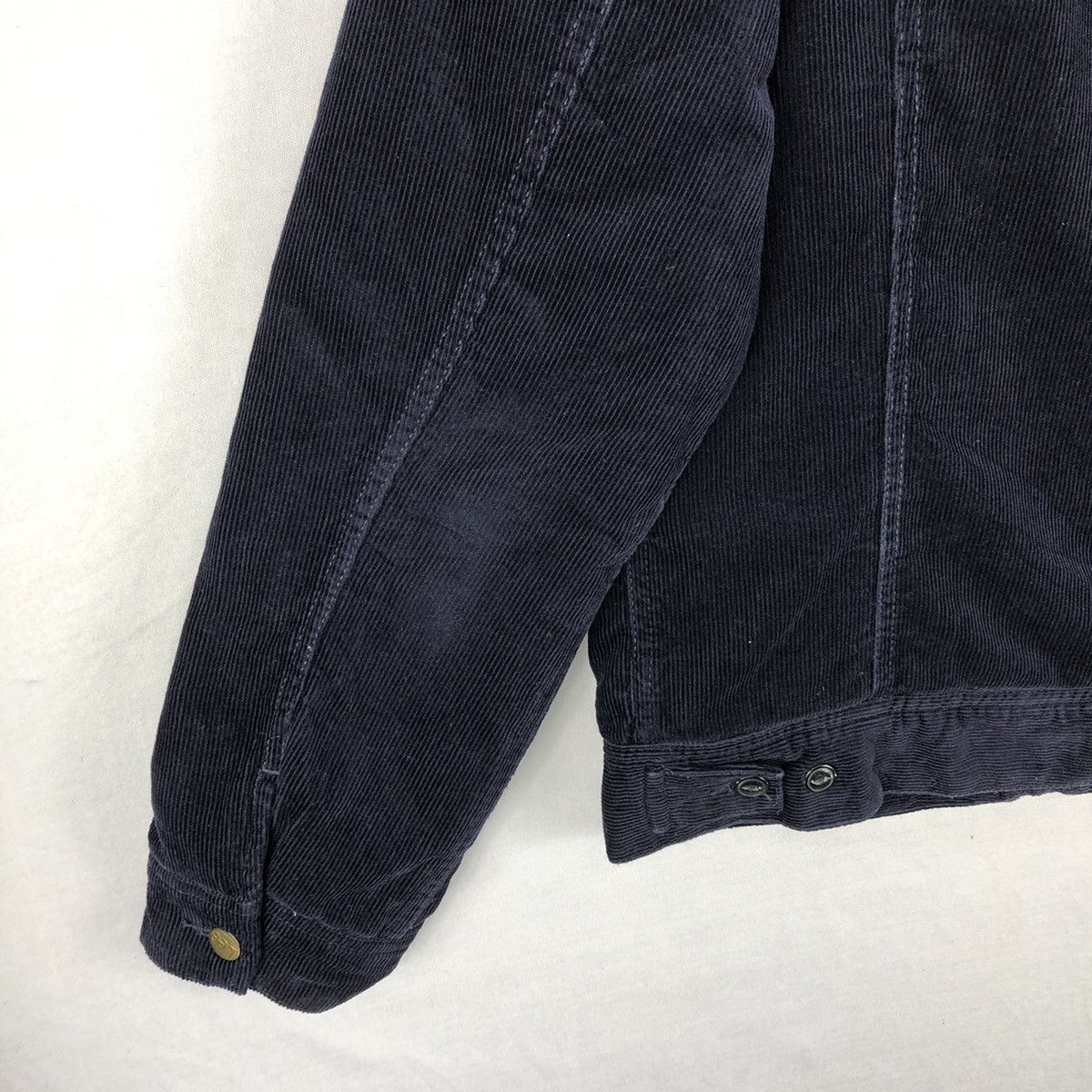Lee Vintage 90's Lee Storm Rider Corduroy Sherpa Lining Jacket Size US M / EU 48-50 / 2 - 6 Thumbnail