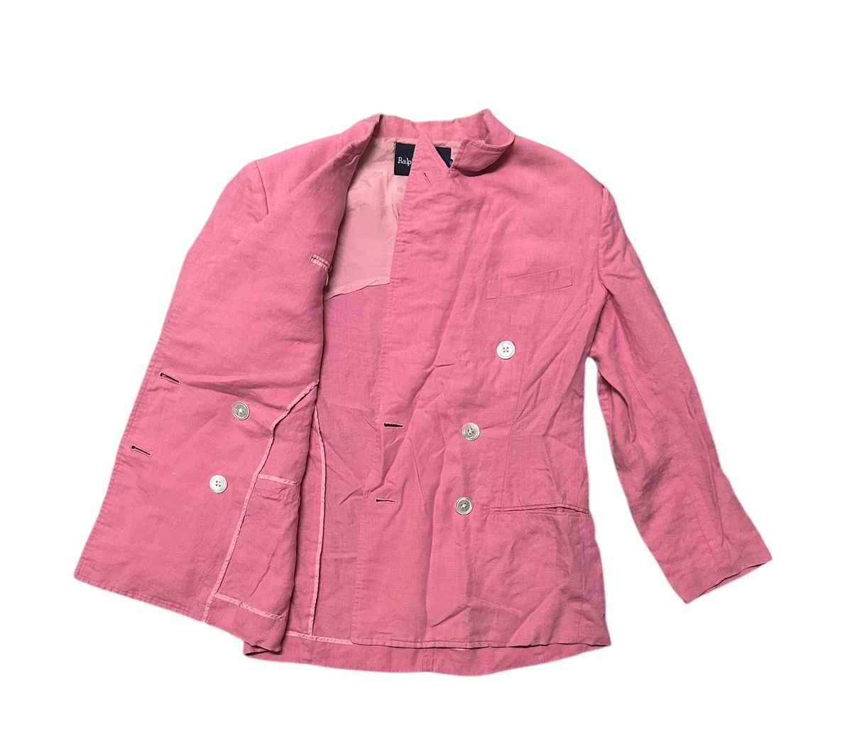 Polo Ralph Lauren Polo ralph lauren double breat hemp blazer Size S / US 4 / IT 40 - 6 Thumbnail