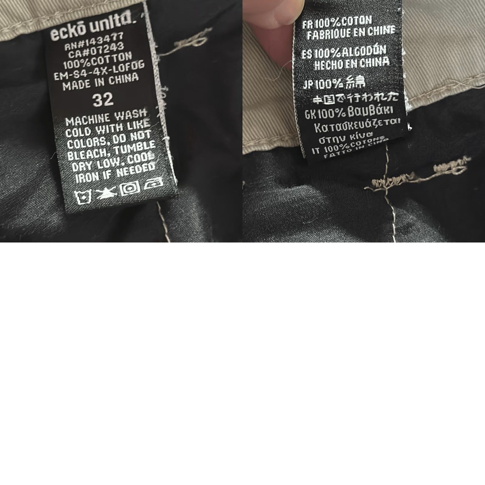 Vintage Ecko Unltd Shorts Mens 32 Gray Cargo Utility Casual Outdoor Cotton Size US 32 / EU 48 - 8 Thumbnail