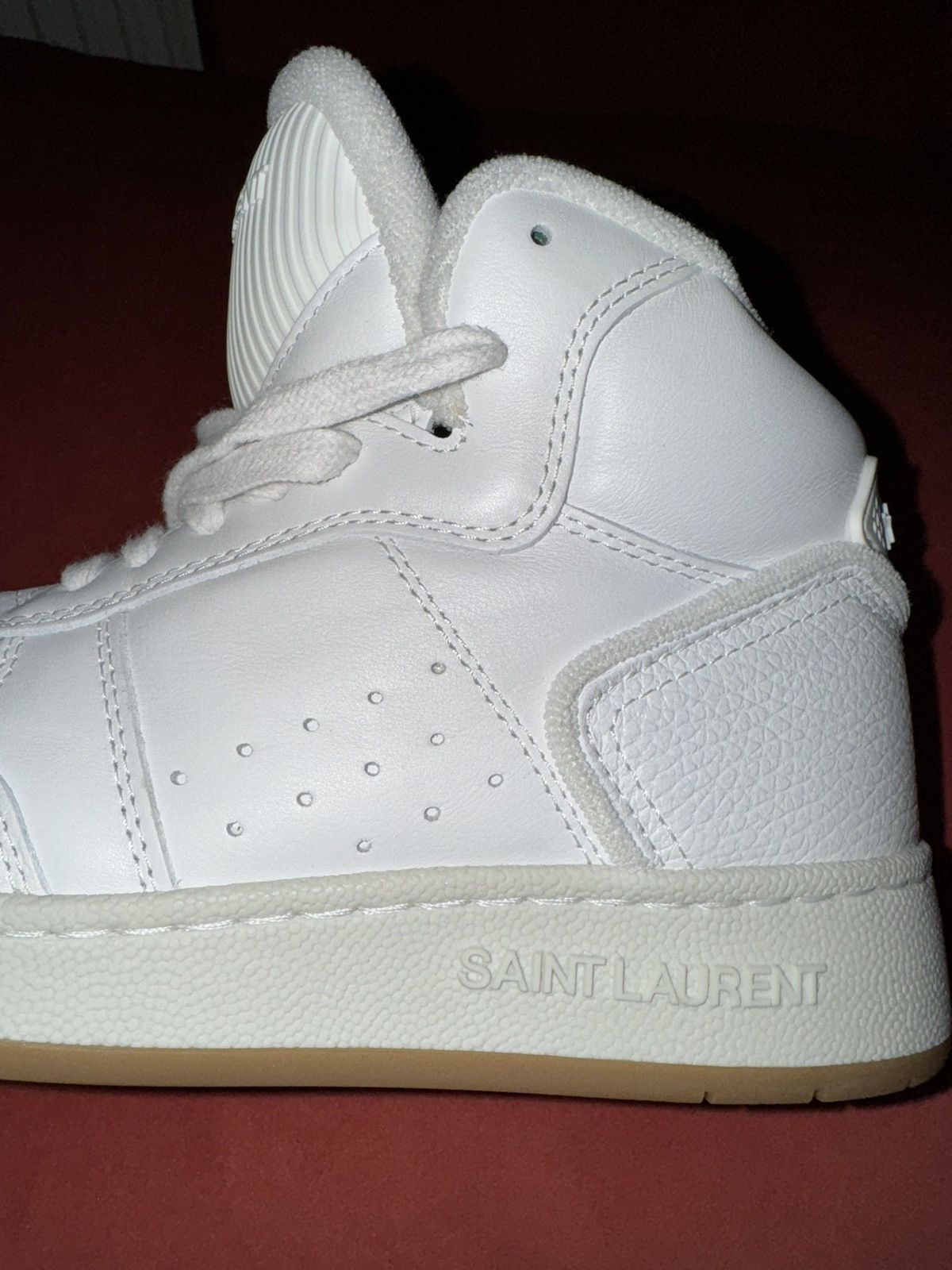 Saint Laurent Paris Saint Laurent white high sneakers, size 36.5 It Size US 6.5 / IT 36.5 - 8 Thumbnail