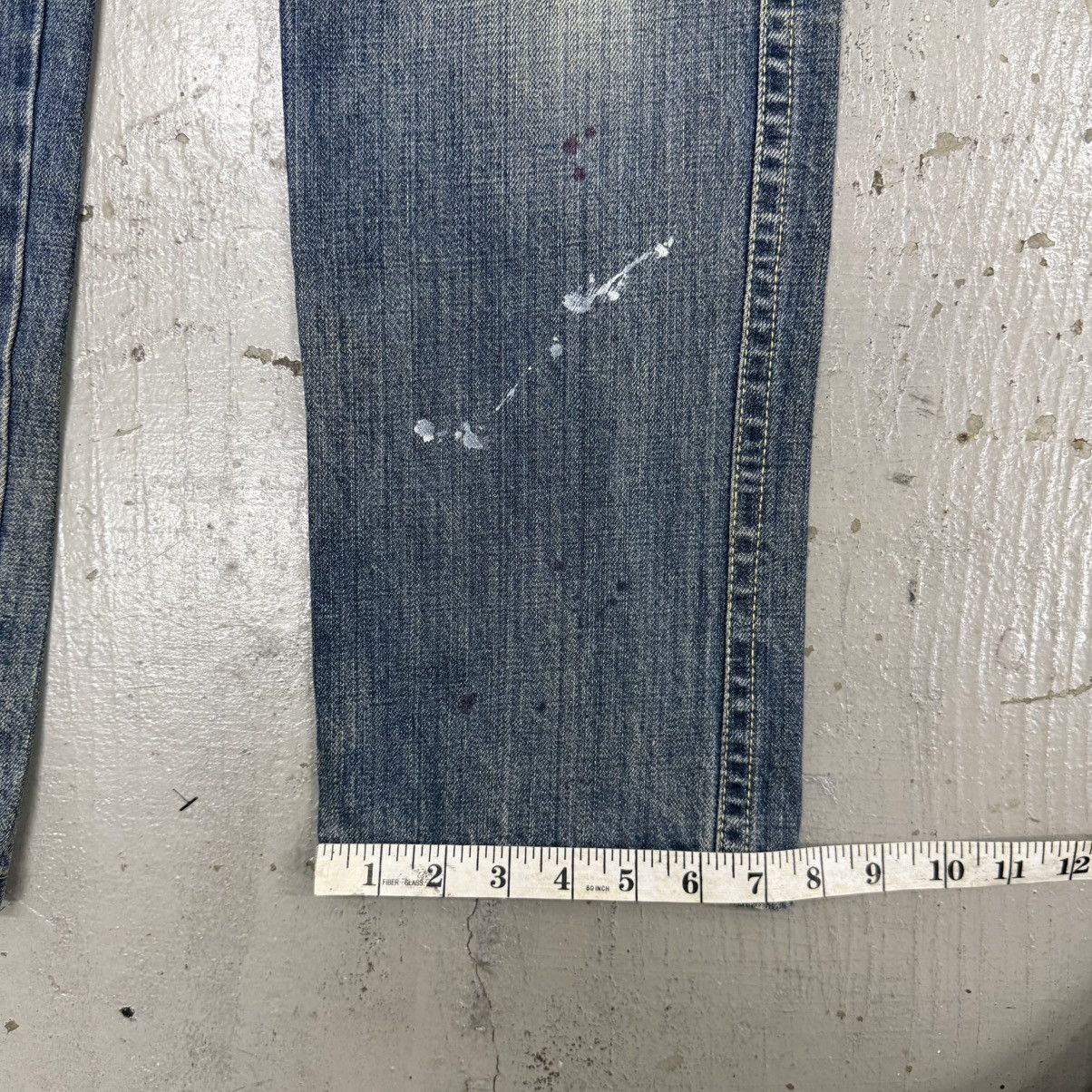 Beams Plus Beams Paint Splatter Distressed Denim Jeans Helmut Lang Size US 32 / EU 48 - 8 Thumbnail