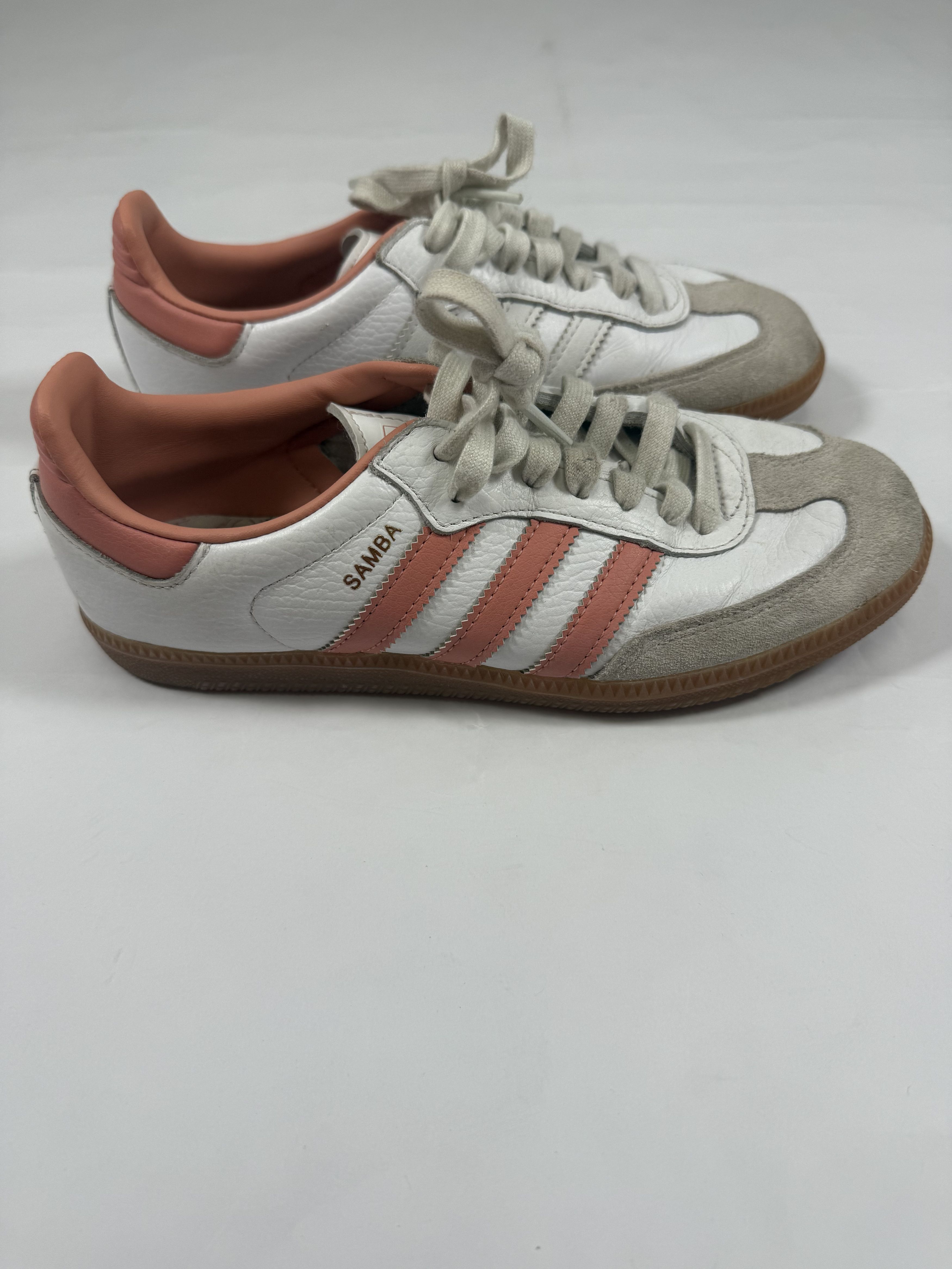Adidas Adidas Samba OG - White Wonder Clay Gum Size US 6 / IT 36 - 4 Thumbnail