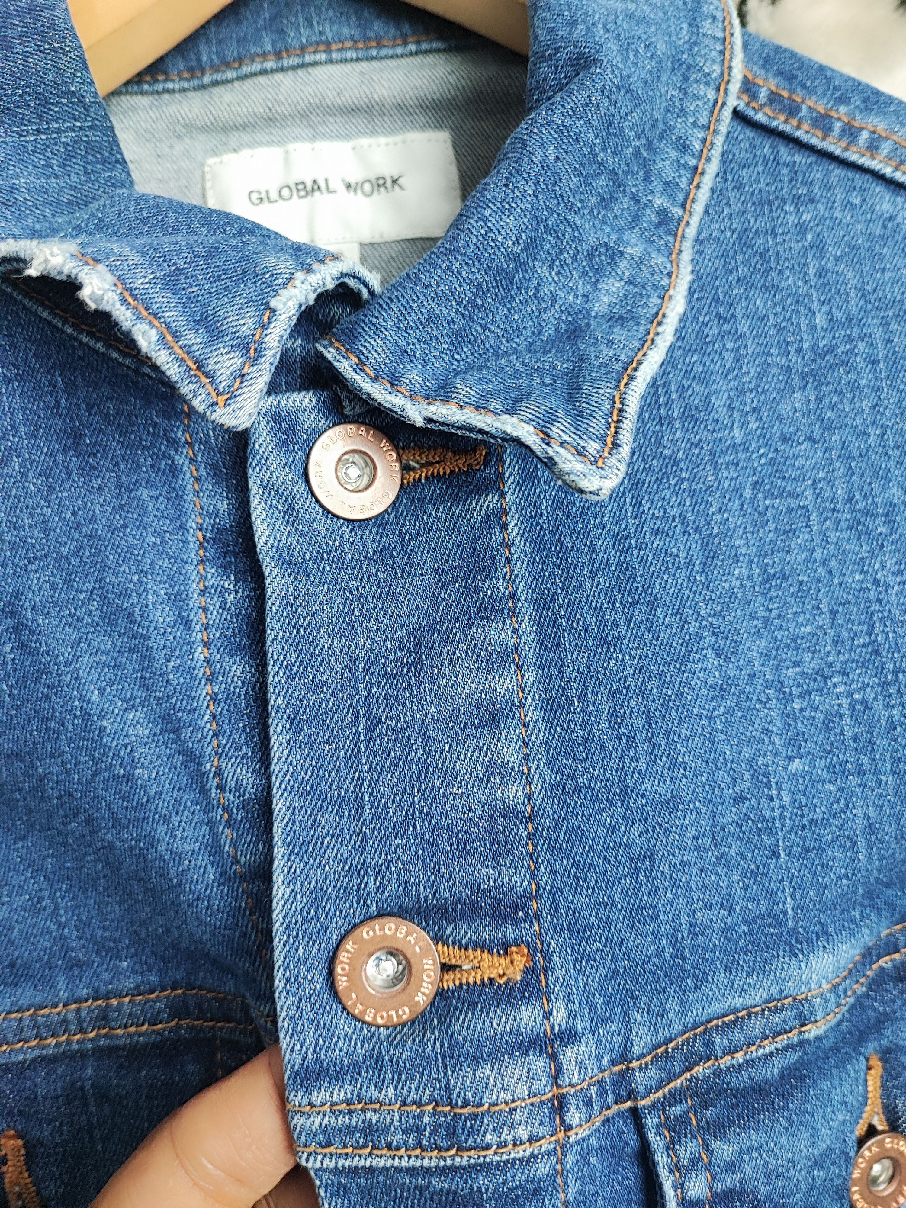 Global Work Global Work Japan Denim Jacket Style Type 3 Trucker 17x24 Size US M / EU 48-50 / 2 - 15 Thumbnail
