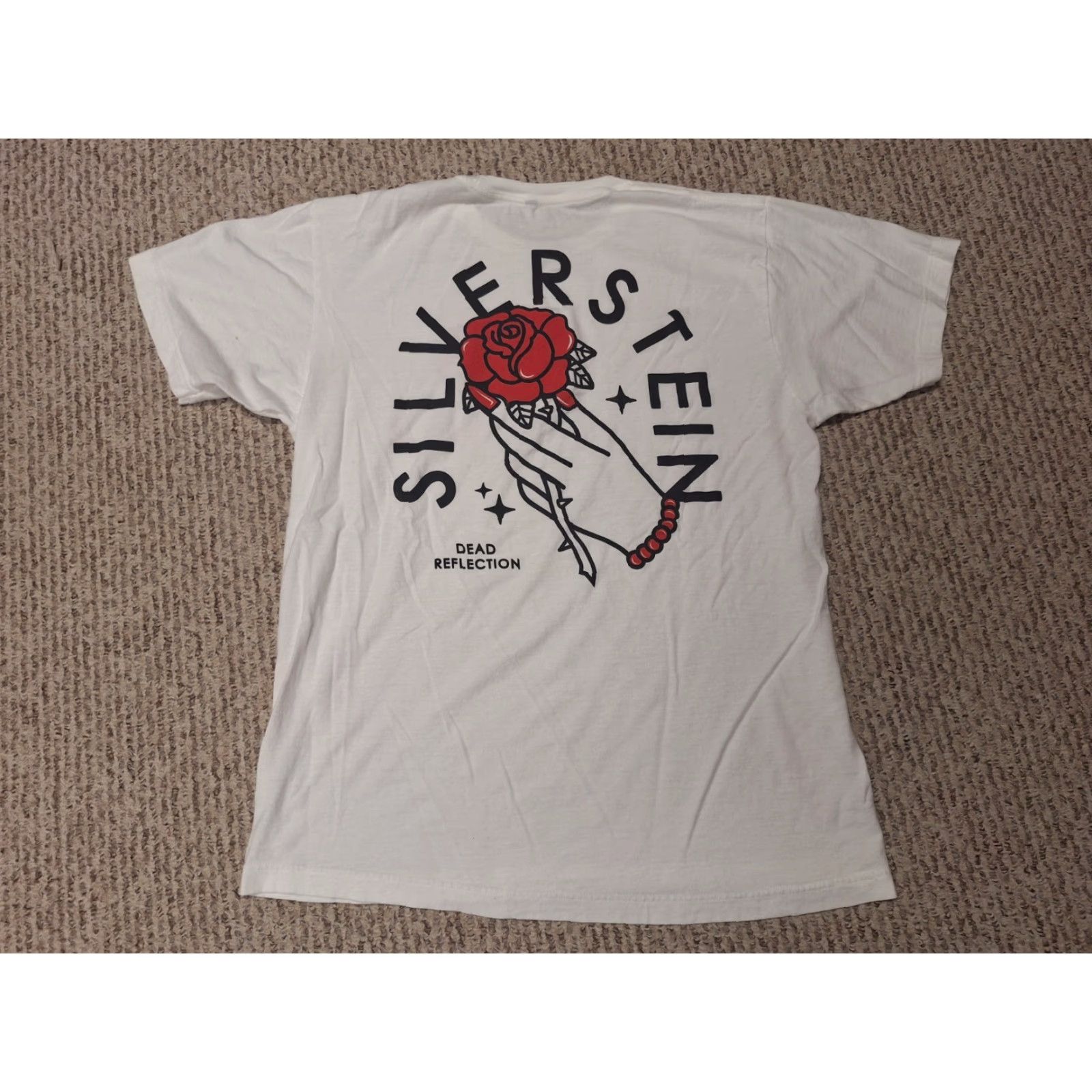 Vintage Silverstein Band Tour T-Shirt Short Sleeve Crew Neck White Cotton L Size US L / EU 52-54 / 3 - 2 Thumbnail