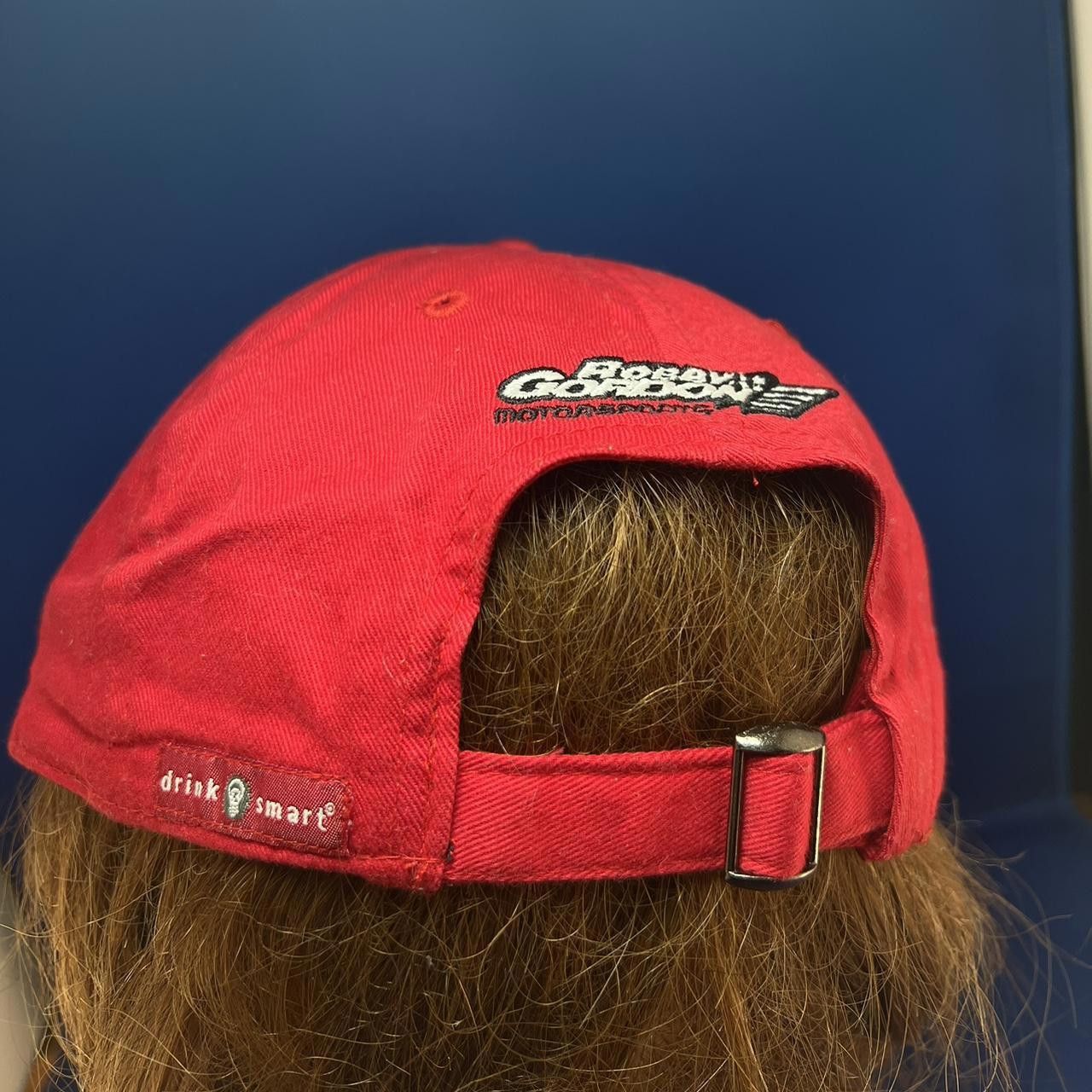 Designer Jim Beam Racing Cap - Vintage Red Hat Size ONE SIZE - 4 Thumbnail