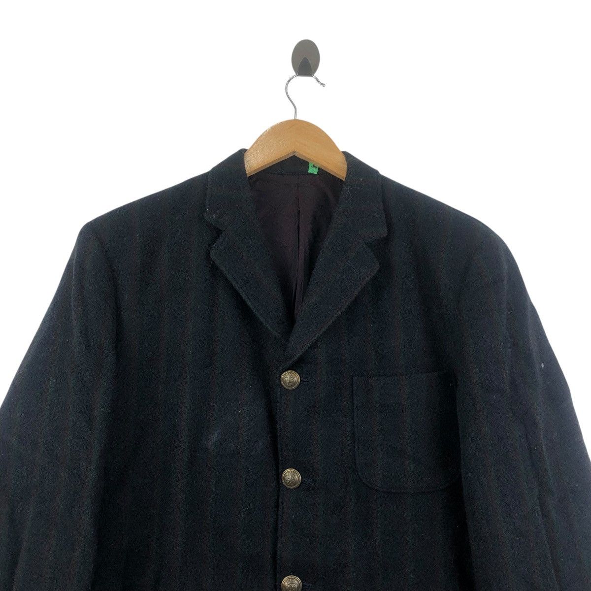 Takeo Kikuchi Vintage MAUL RUCK for TAKEO KIKUCHI Designer Stripes Blazer Size 40R - 2 Thumbnail