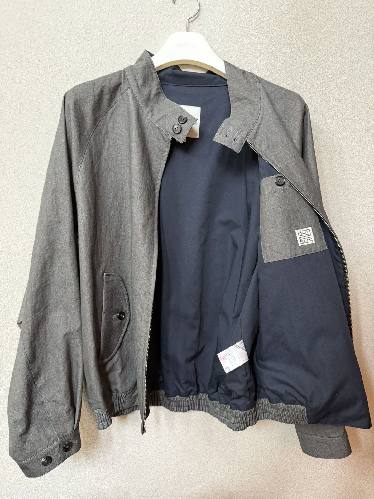 Other Charcoal blue light cotton jacket Size US L / EU 52-54 / 3 - 4 Thumbnail
