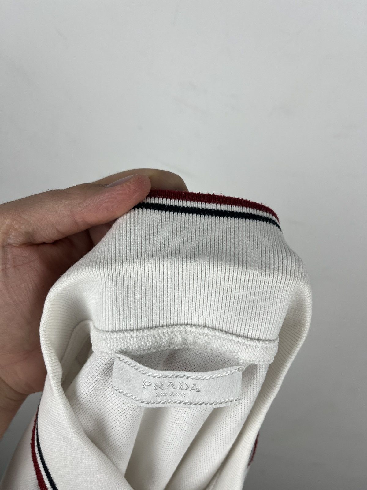 Prada Prada Red Tab Polo Shirt 2018 Size US M / EU 48-50 / 2 - 16 Thumbnail