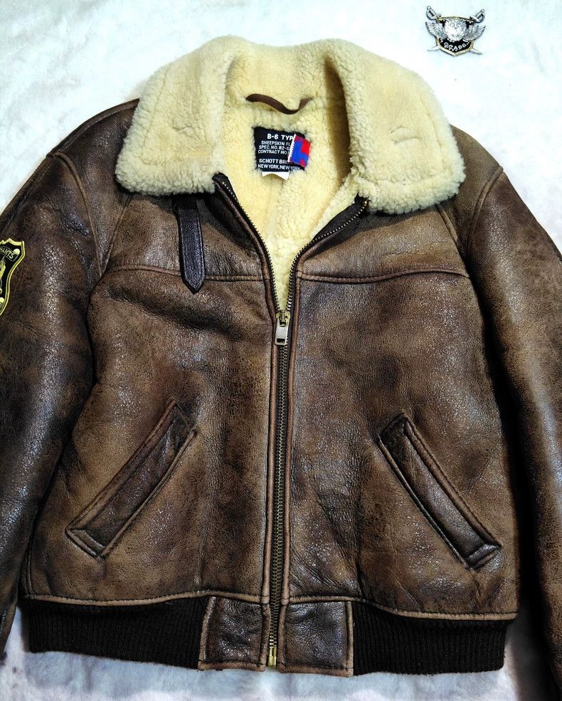 Schott Schott Classic leather jacket Size US XS / EU 42 / 0 - 7 Thumbnail