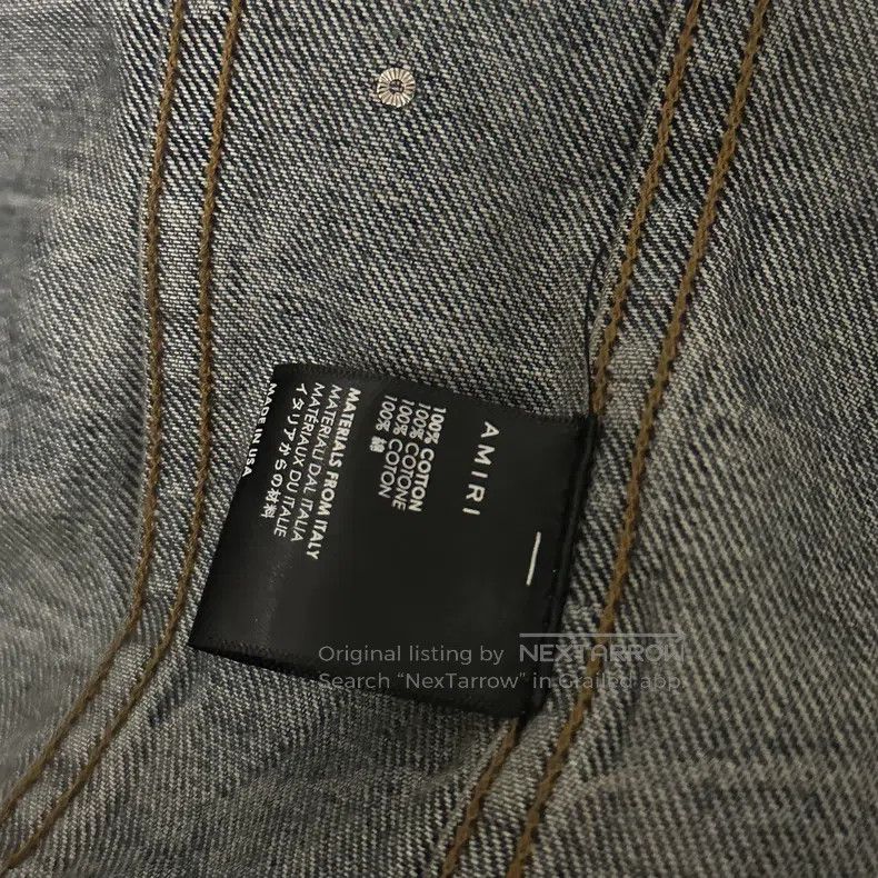 Amiri Amiri Size M Vintage Studded Trucker Size US M / EU 48-50 / 2 - 4 Thumbnail