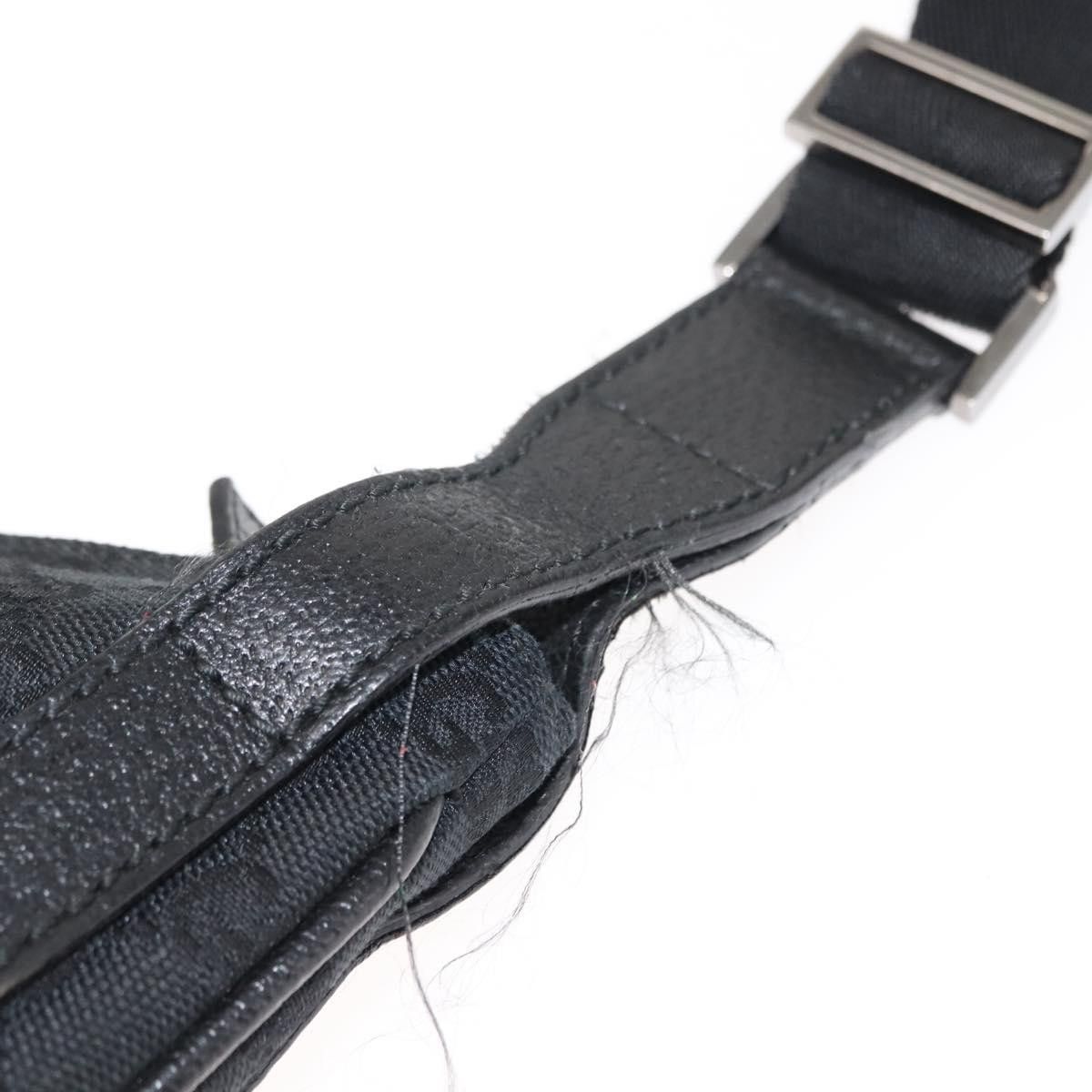 Gucci GUCCI GG Canvas Shoulder Bag Black Silver Size ONE SIZE - 9 Thumbnail