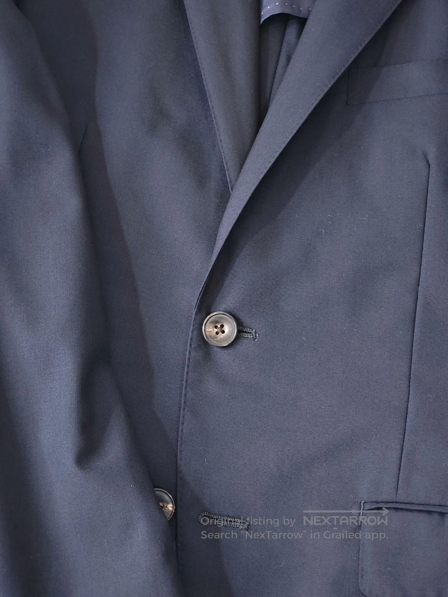 Japanese Brand Italian VBC Wool Half-Lined Suit. Size US S / EU 44-46 / 1 - 8 Thumbnail