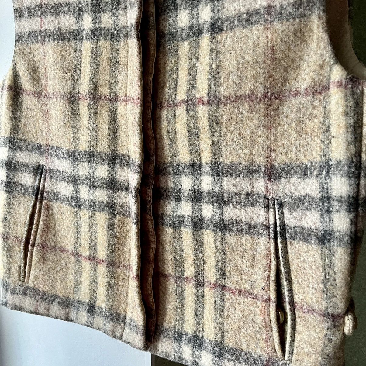 Burberry × Burberry Prorsum Roberto Menichetti AW99 Nova Check Vest Size M / US 6-8 / IT 42-44 - 4 Thumbnail