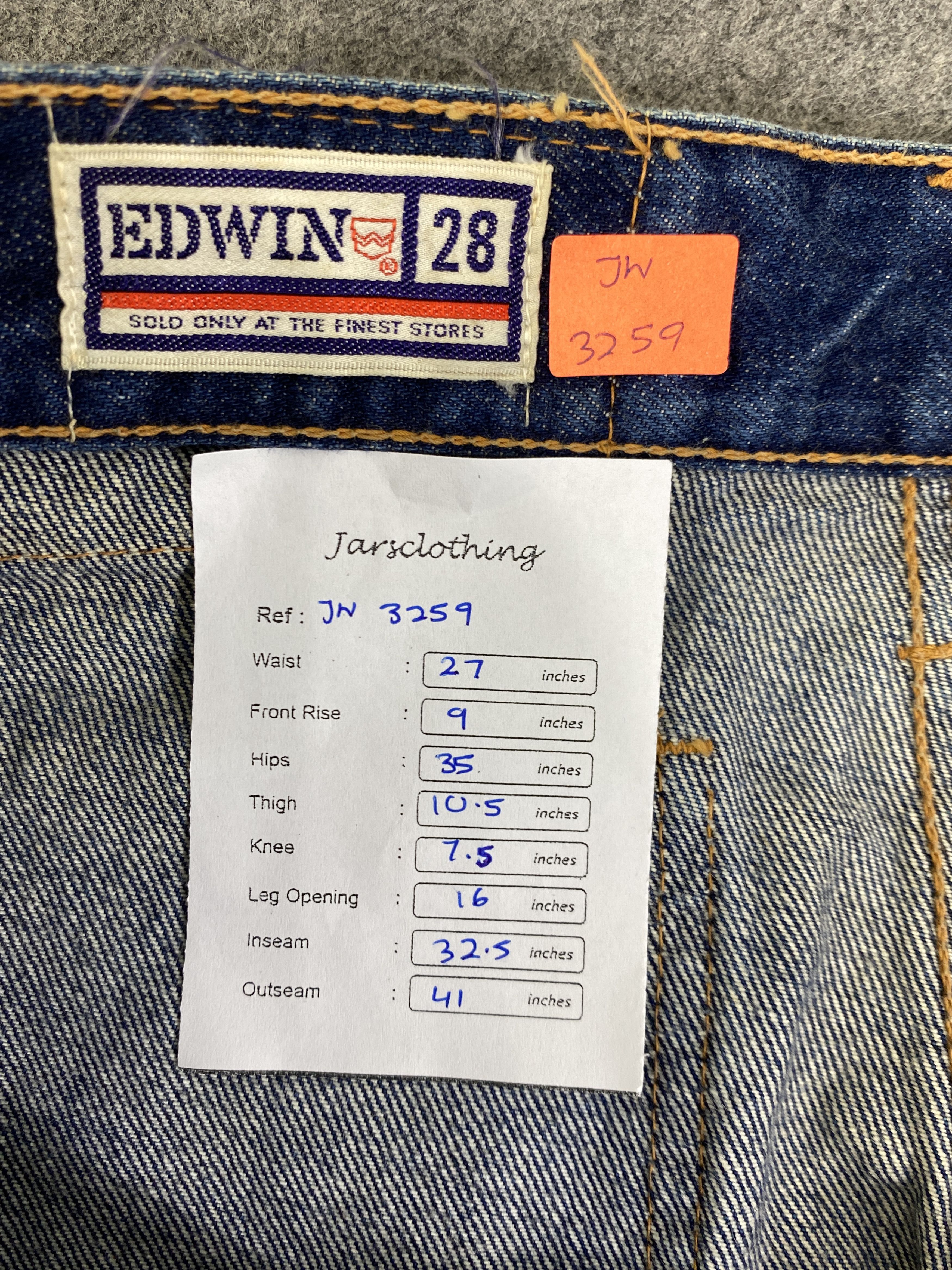 Hysteric Glamour Vintage Edwin Bell Bottom Flare Jeans 27x32.5 - JN3259 Size US 27 - 8 Thumbnail