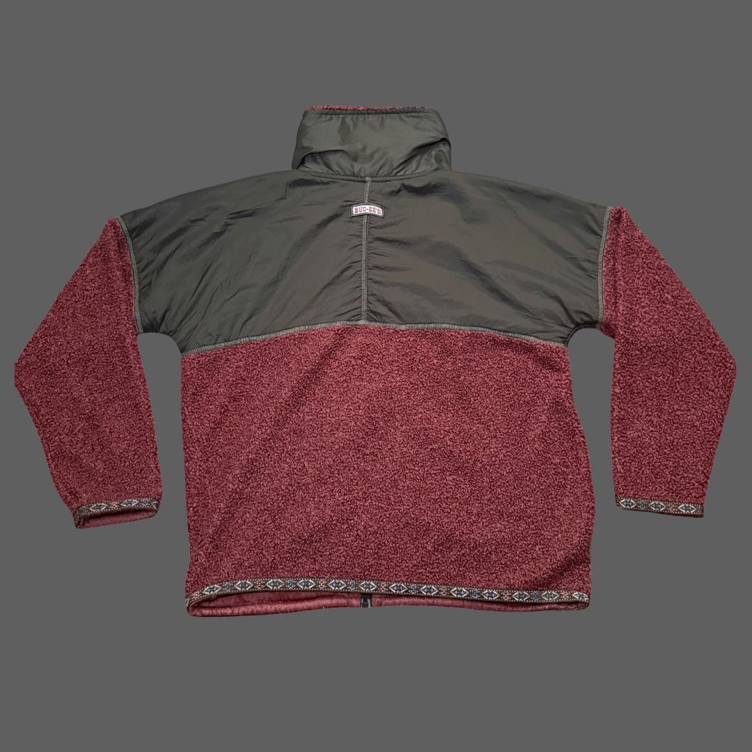 Other Buc-ee's Fall '23 Berber Red/Gray Colorblock Jacket Small Size S / US 4 / IT 40 - 6 Thumbnail