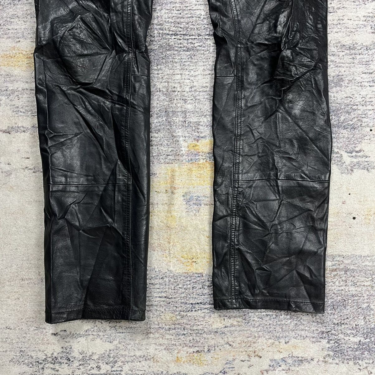 Helmut Lang Vintage Helmut lang leather pants Size US 30 / EU 46 - 7 Thumbnail