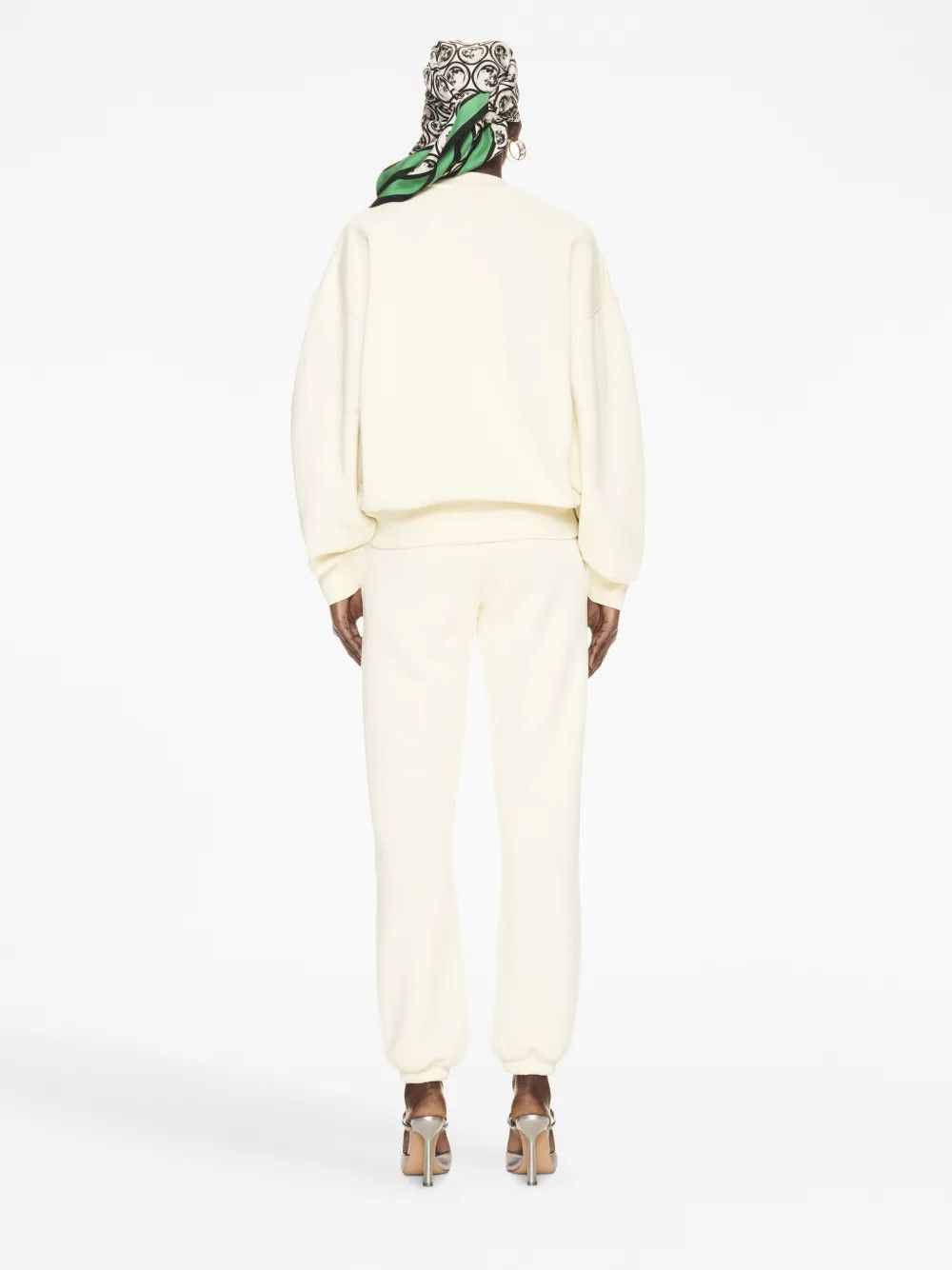 Off-White o1y1225 Logo Sweatshirt in Ivory Size S / US 4 / IT 40 - 4 Thumbnail