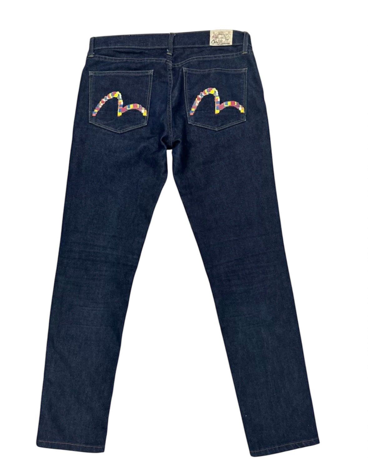Evisu (29) EVISU Mini Logo Colorful Selvedge Denim Jeans Size US 29 - 1 Thumbnail