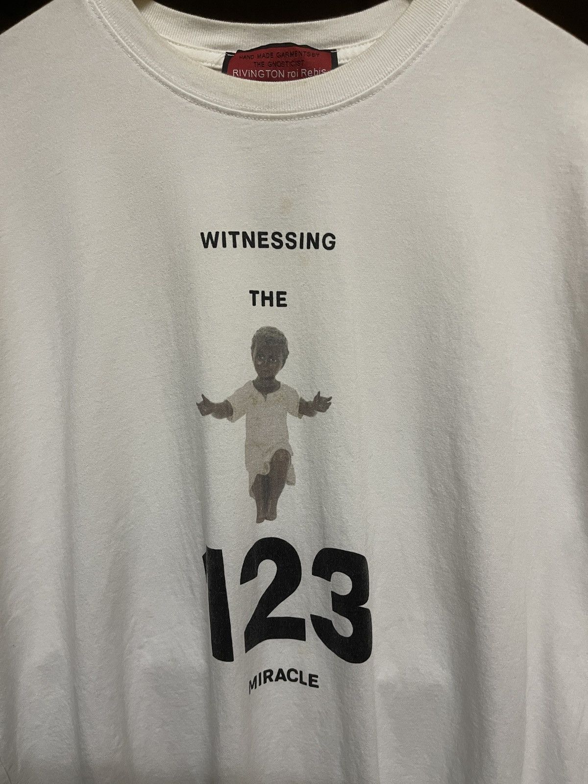 RRR-123 MYRRH FRANKINCENSE GOLD🔥RIVINGTON roi REBIS 123🔥White TEE Size US XL / EU 56 / 4 - 3 Thumbnail