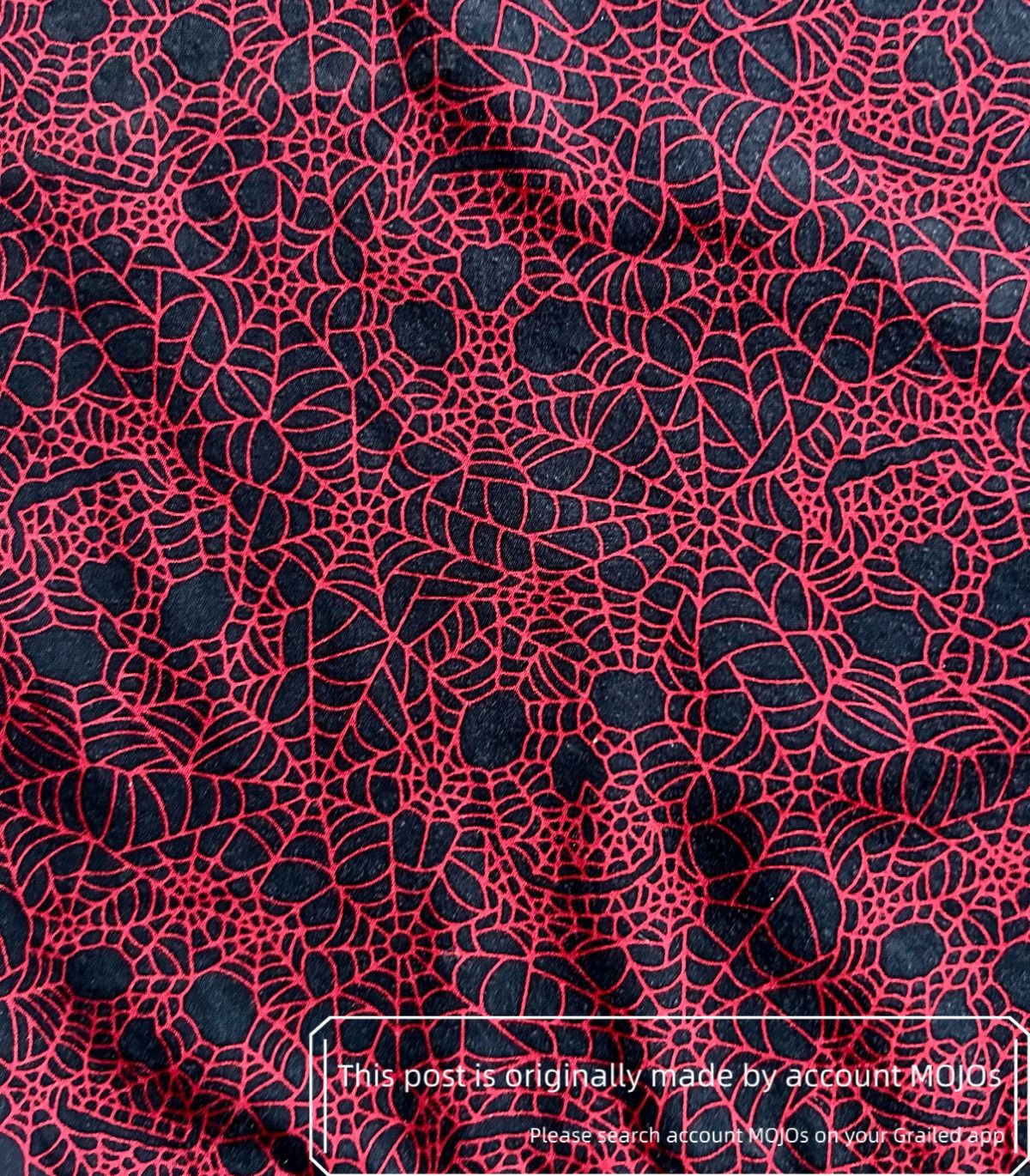 Number (N)ine Number Nine 05SS Red Skull Web Silk Scarf mojos1028 Size ONE SIZE - 5 Thumbnail