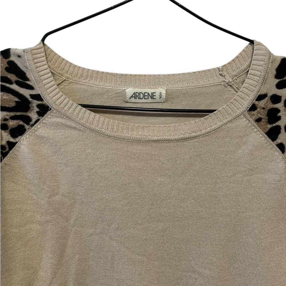Ardene Ardene Leopard Print Knit Sweater Dress Size S / US 4 / IT 40 - 2 Thumbnail