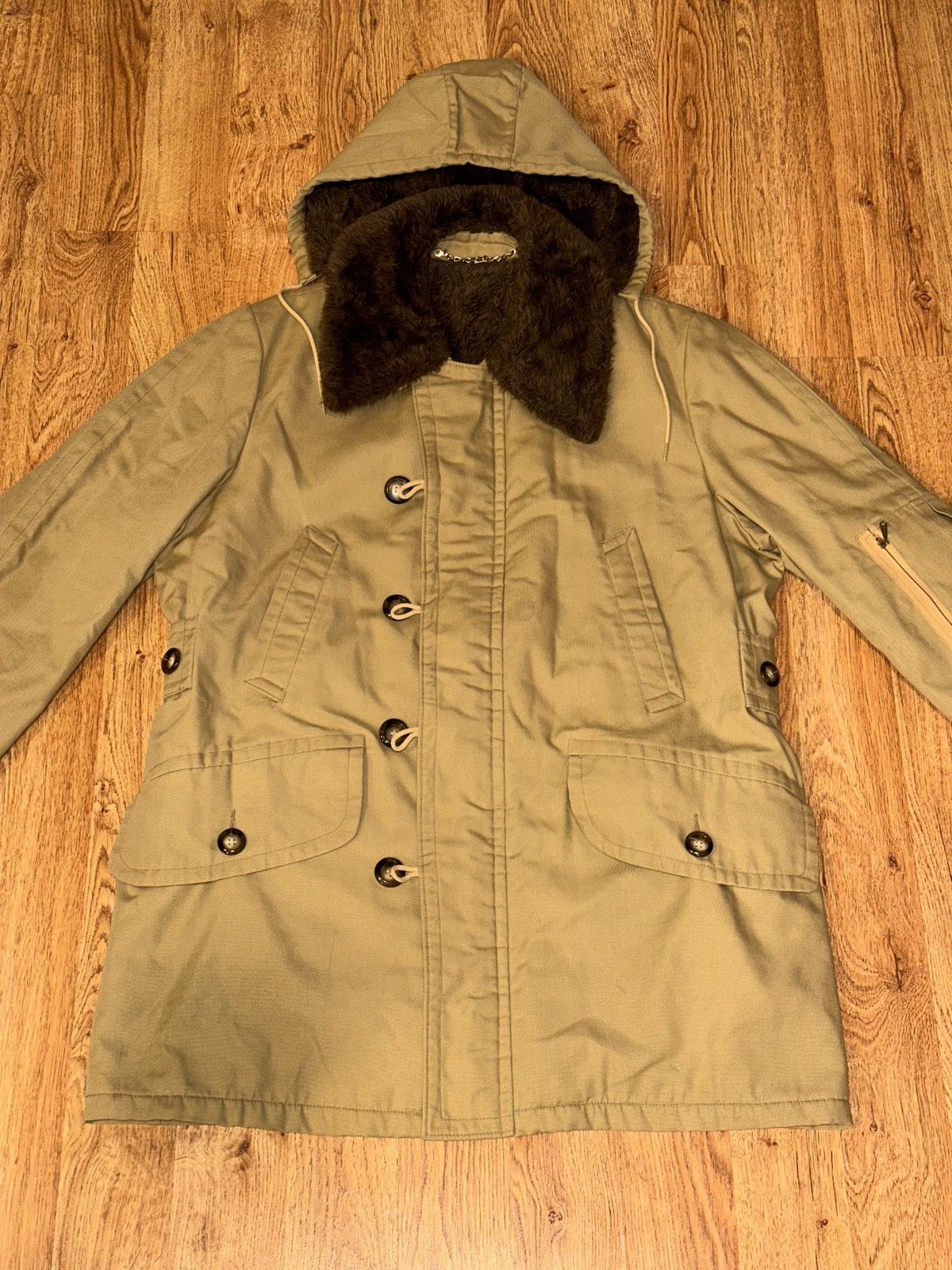 Austin Reed VTG Austin Reed Great Western Canvas Winter Fur Lined Parka Size US XL / EU 56 / 4 - 10 Thumbnail