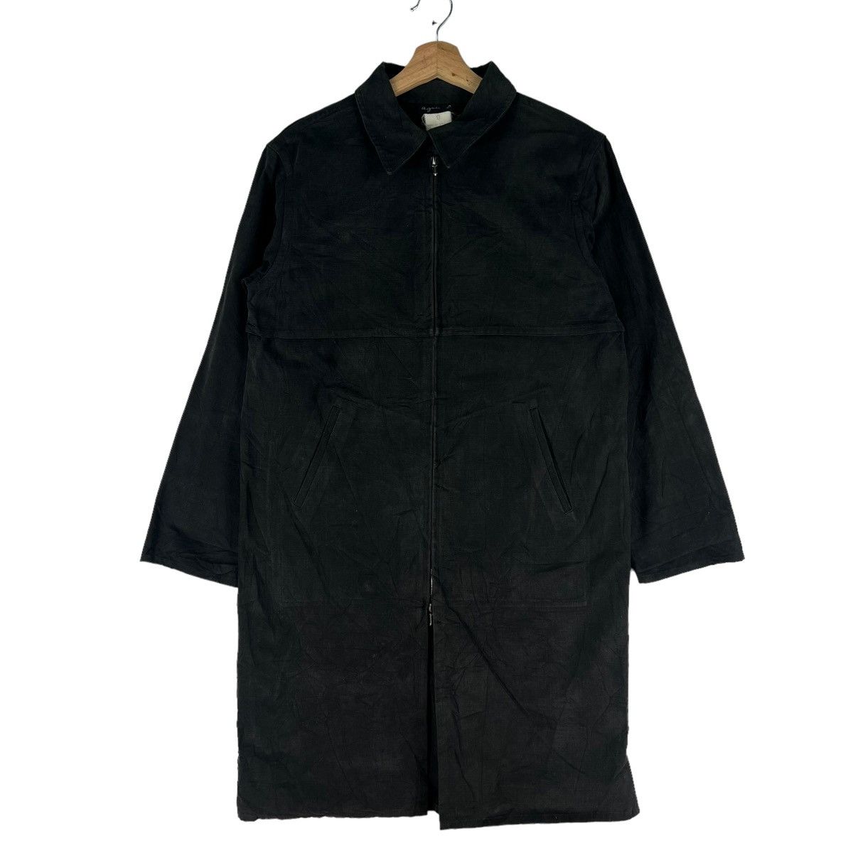 agnes b. 🔥RICH BLACK - FLY COATS LONG JACKET Size US S / EU 44-46 / 1 - 1 Thumbnail