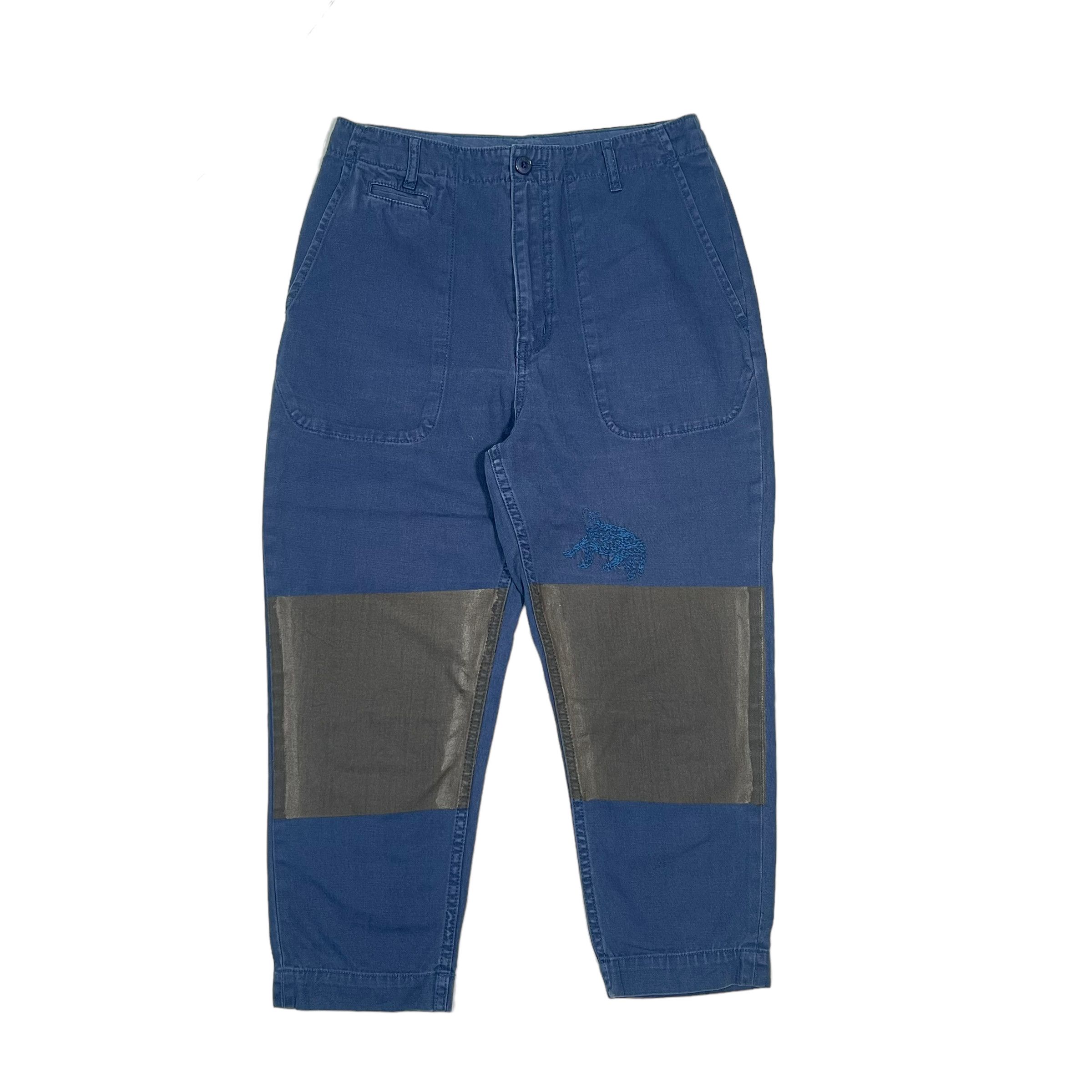 Issey Miyake × Ne-Net Ne Net Issey Miyake Sashiko Indigo Pants Size US 28 / EU 44 - 1 Thumbnail