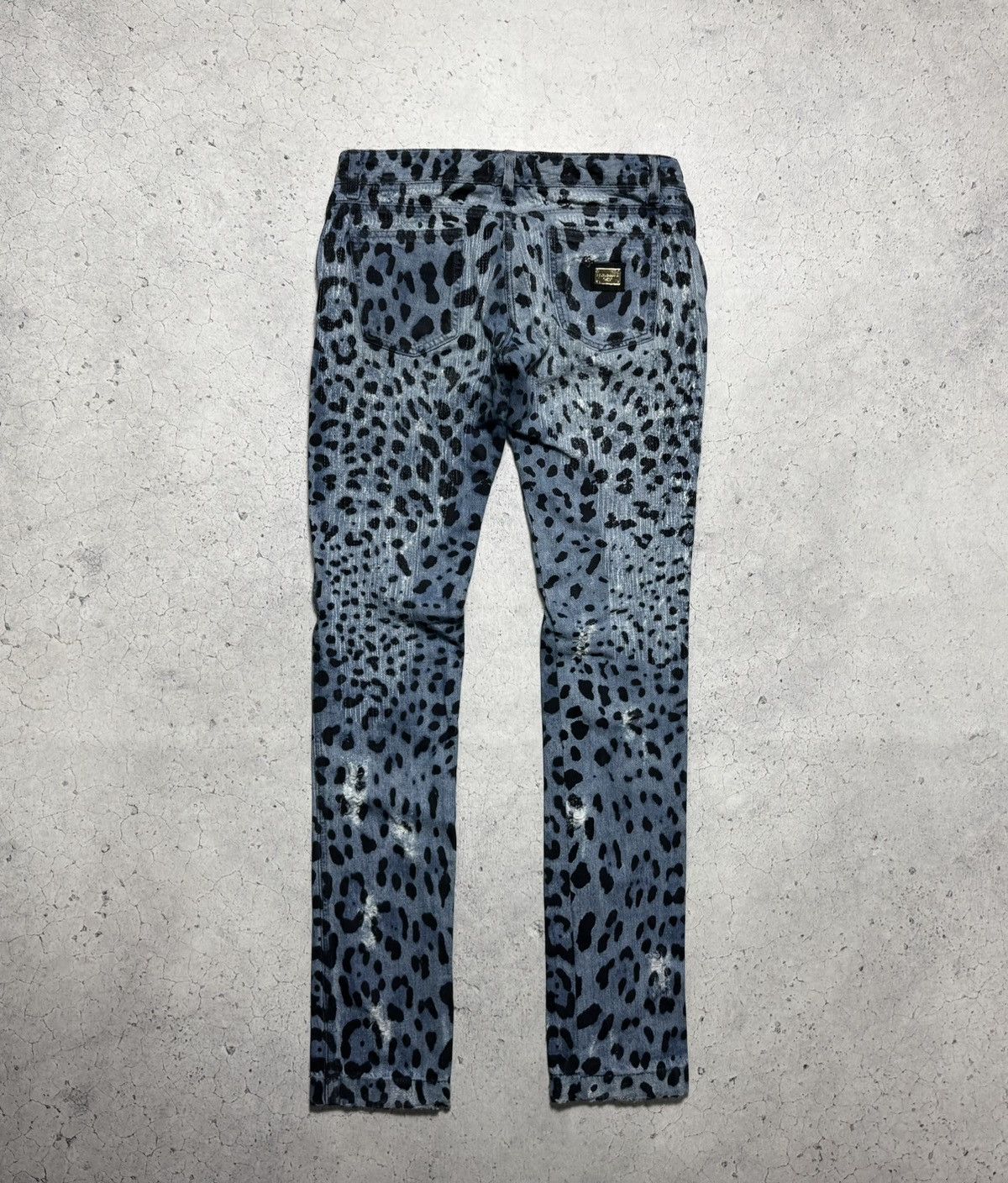 Dolce & Gabbana Dolce & Gabbana DG Leopard Luxury Women’s Denim Jeans Size 32" / US 10 / IT 46 - 2 Thumbnail