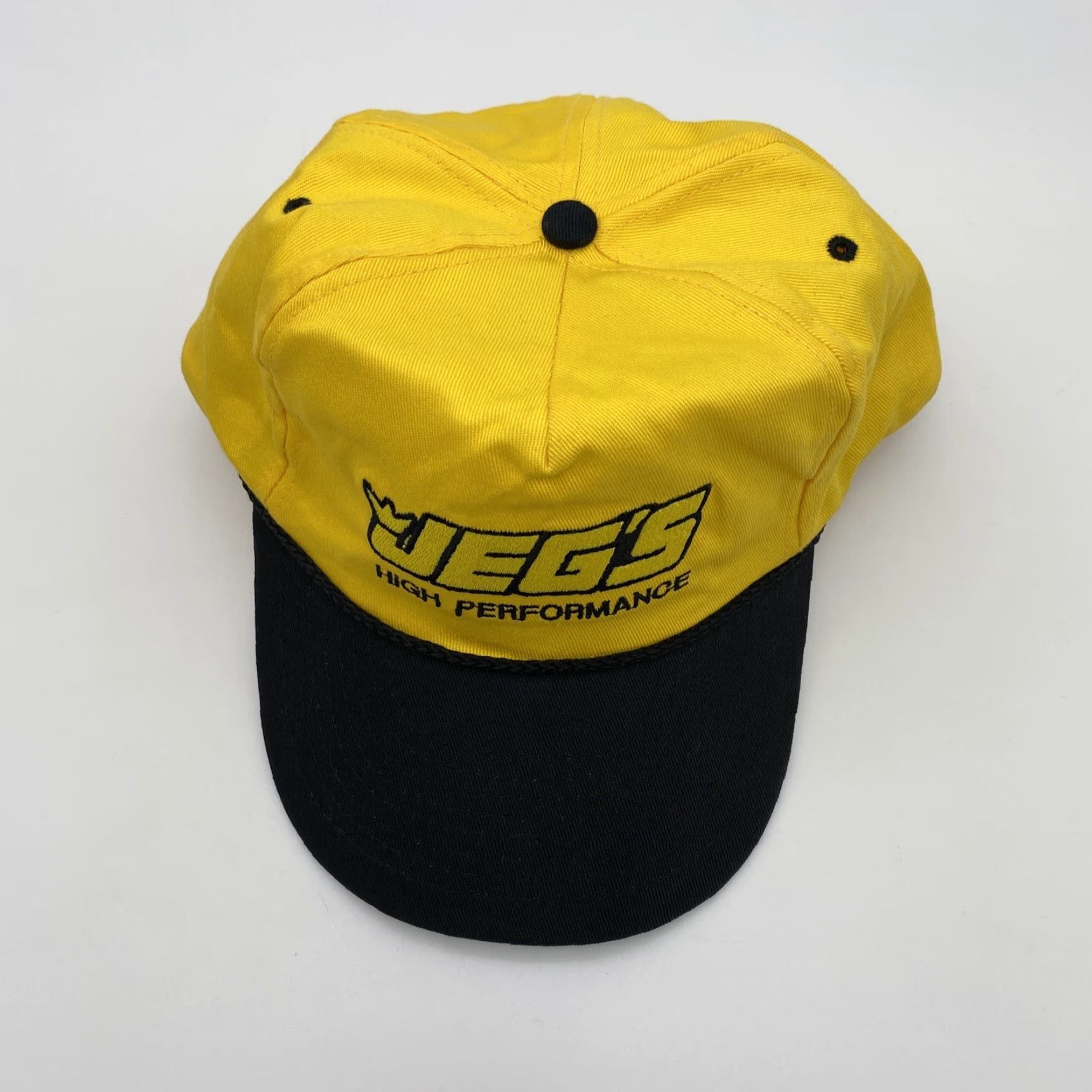 Vintage VINTAGE HaT Snapback Hat Racing - Cap - Adjustable - 90s Theme - Black/Cyellow - Men - Size S Size ONE SIZE - 2 Thumbnail