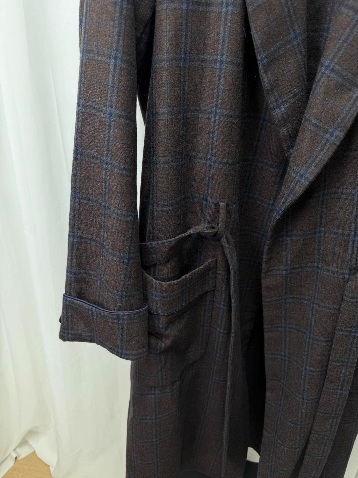 Undercover UNDERCOVER Wool Plaid Robe Coat K20 Size US M / EU 48-50 / 2 - 6 Thumbnail