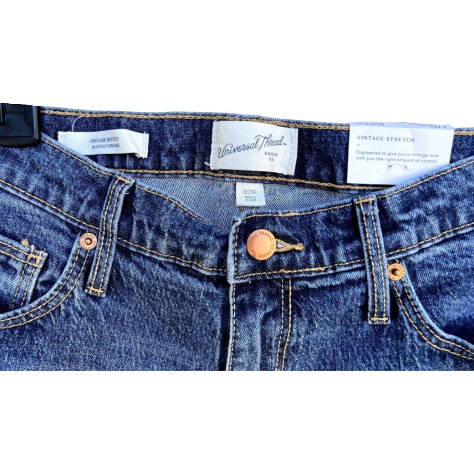 Other Universal Thread - Women's Vintage Bootcut Stretch Jeans Pan Size 30" / US 8 / IT 44 - 9 Thumbnail