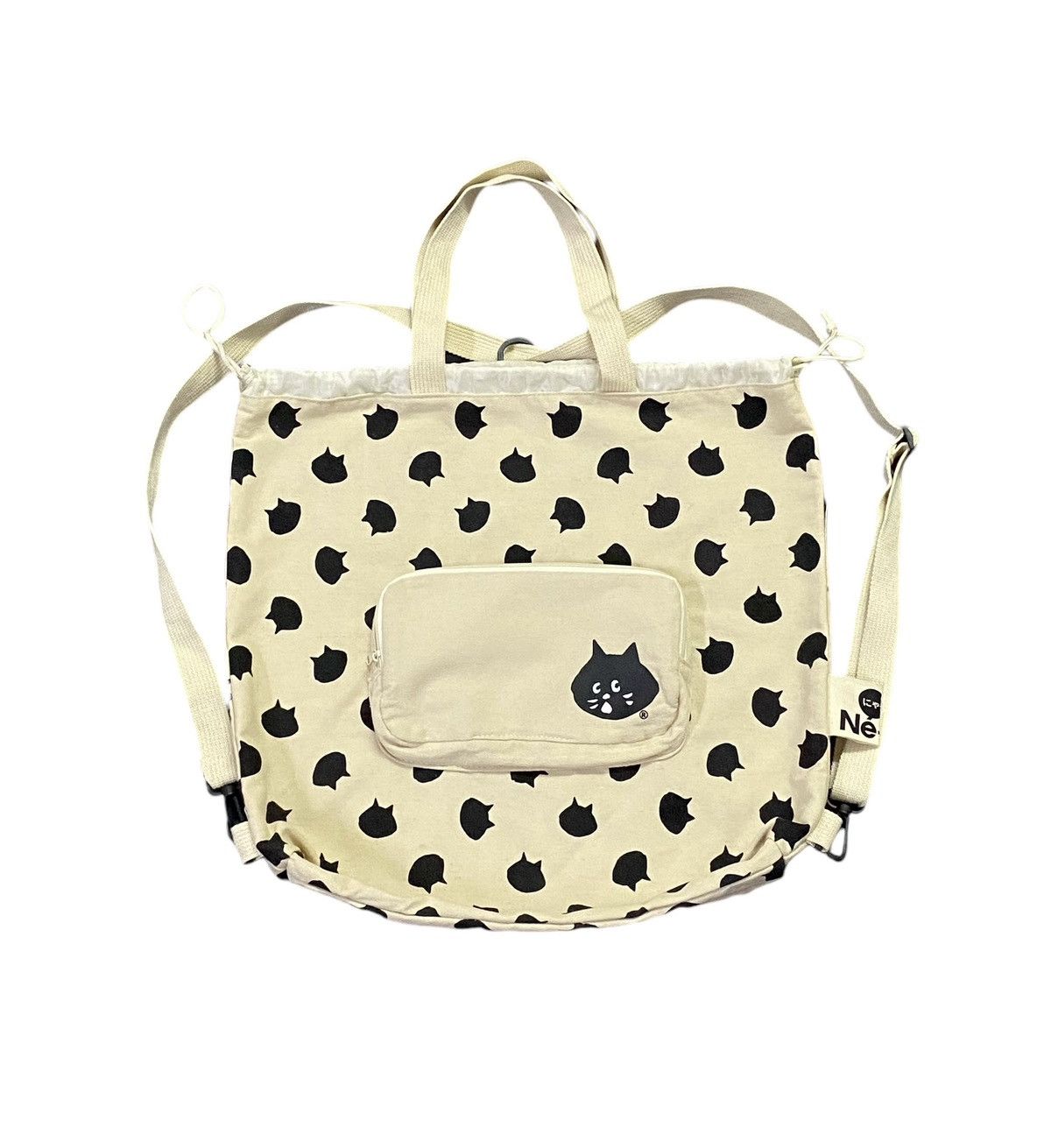 Issey Miyake Ne-Net By Issey Miyake Drawstring Bagpack/Tote Bag Size ONE SIZE - 10 Thumbnail