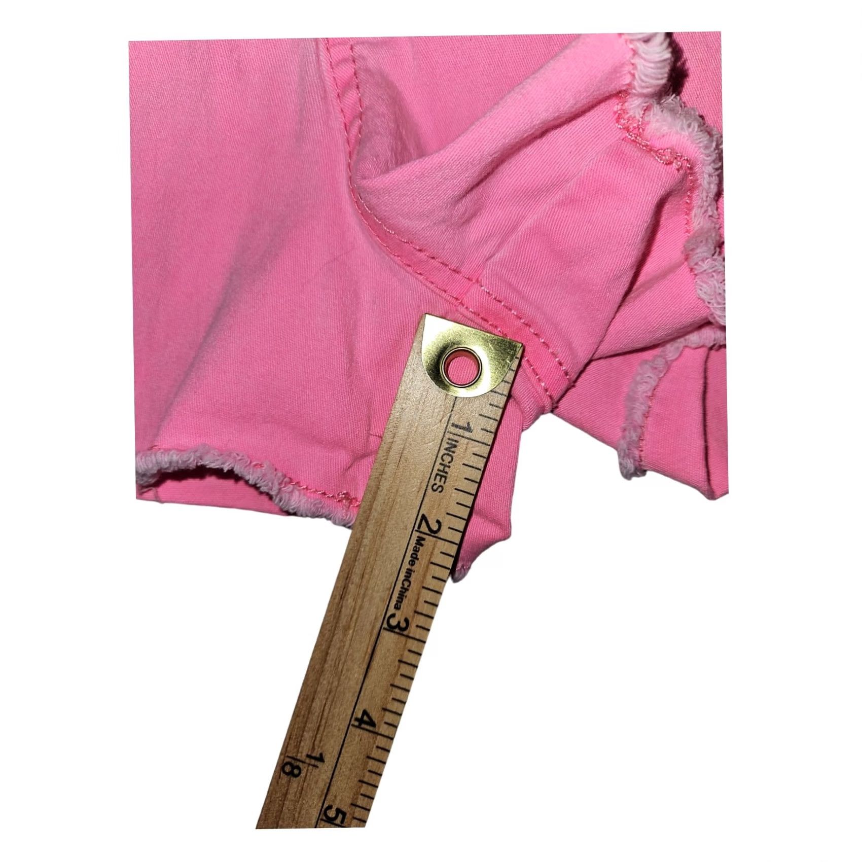Vintage VINTAGE LEI Ashley Shorts Juniors 11 Pink Embroidered Logo Casual Denim 5-Pocket Size 32" / US 10 / IT 46 - 5 Thumbnail