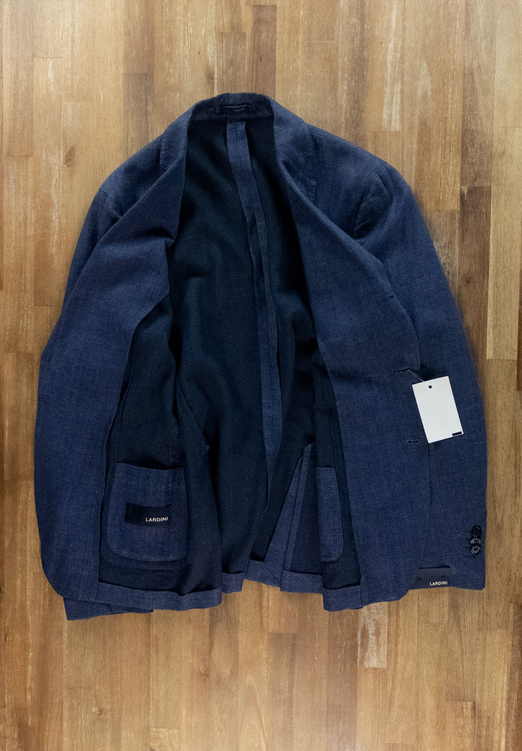 Lardini LARDINI blue linen cotton Spring Summer blazer jacket 40R Size 40R - 10 Thumbnail