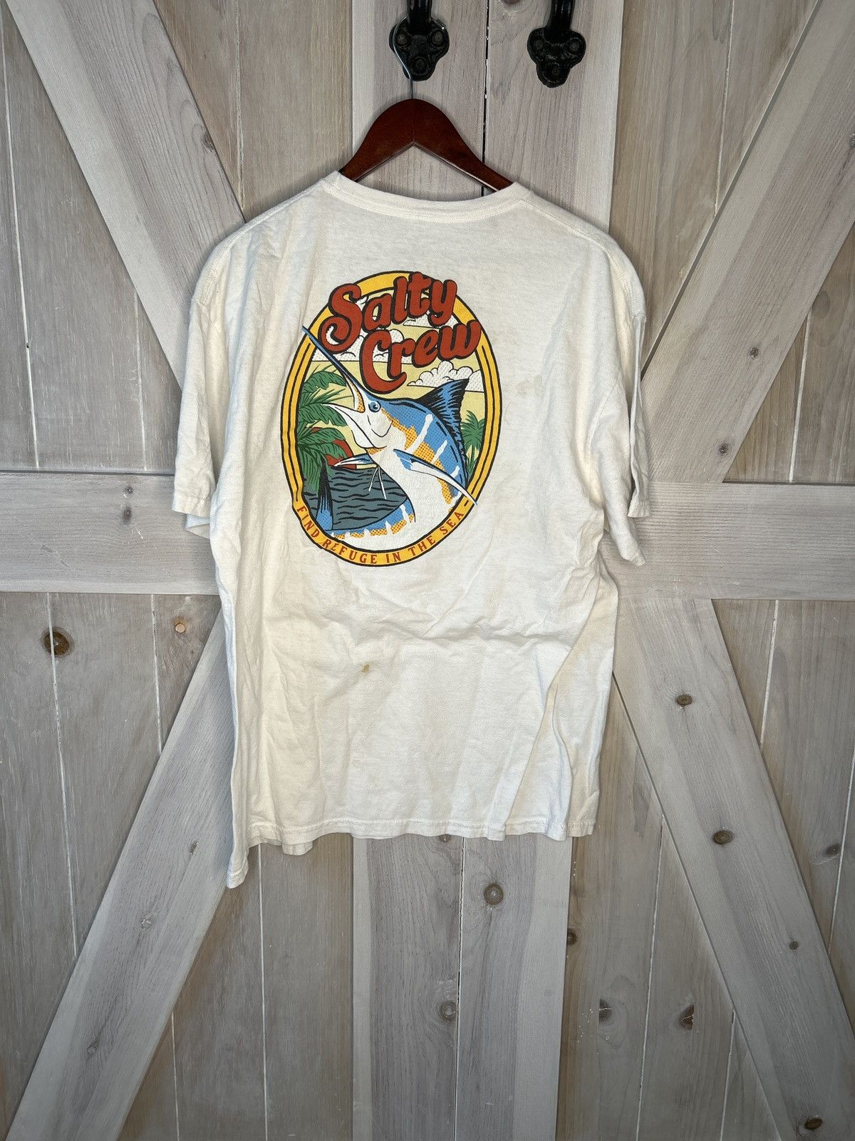 Vintage Vintage Salty Crew tshirt Size US XL / EU 56 / 4 - 3 Thumbnail