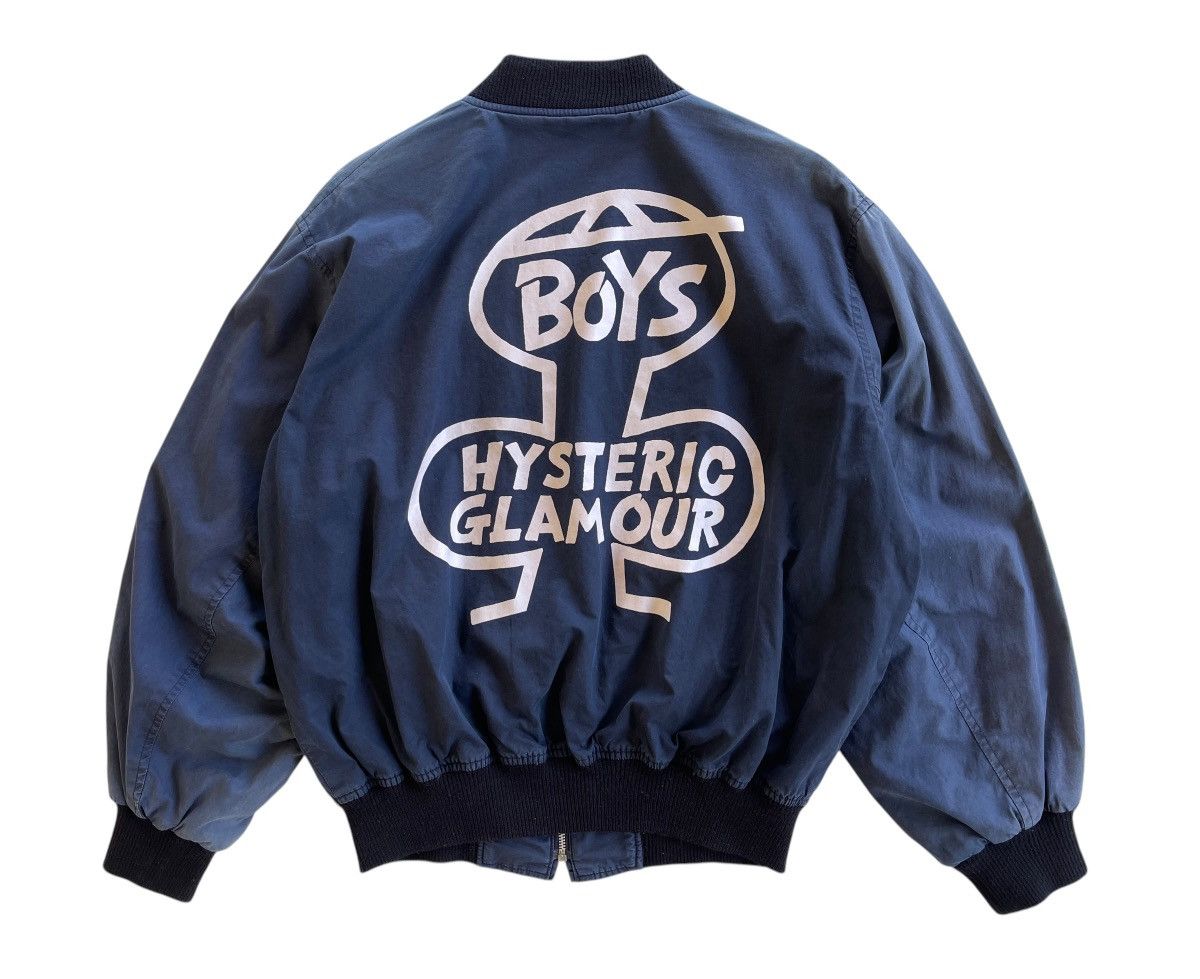 Hysteric Glamour Hysteric Glamour X Saru Records Bomber Jacket (Faded) Size US L / EU 52-54 / 3 - 2 Thumbnail