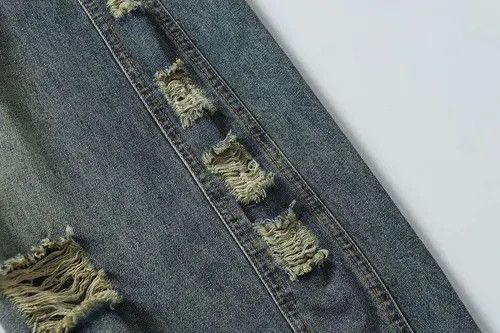 VIBE Distressed Baggy Wide Leg Jeans Size US 30 / EU 46 - 5 Thumbnail