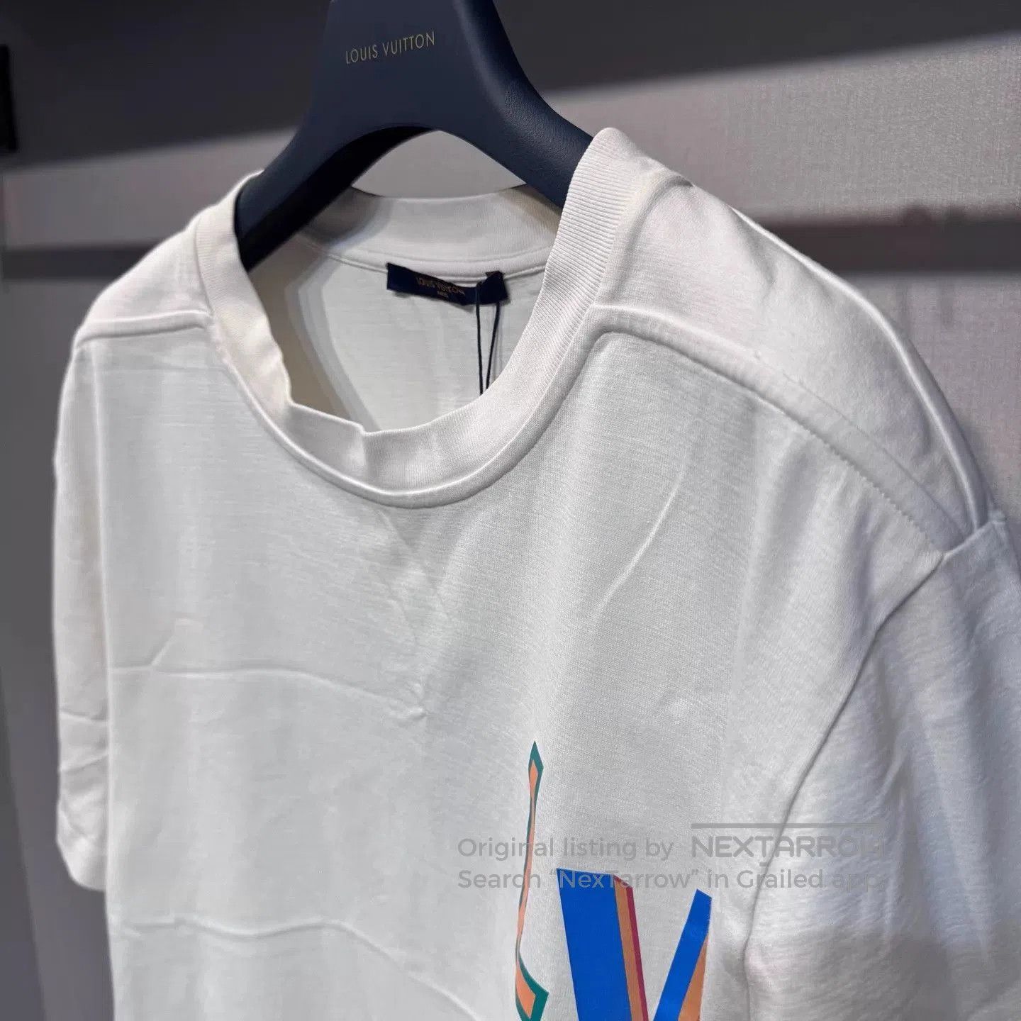 Louis Vuitton White Graphic Short-Sleeve T-Shirt. Size US L / EU 52-54 / 3 - 4 Thumbnail
