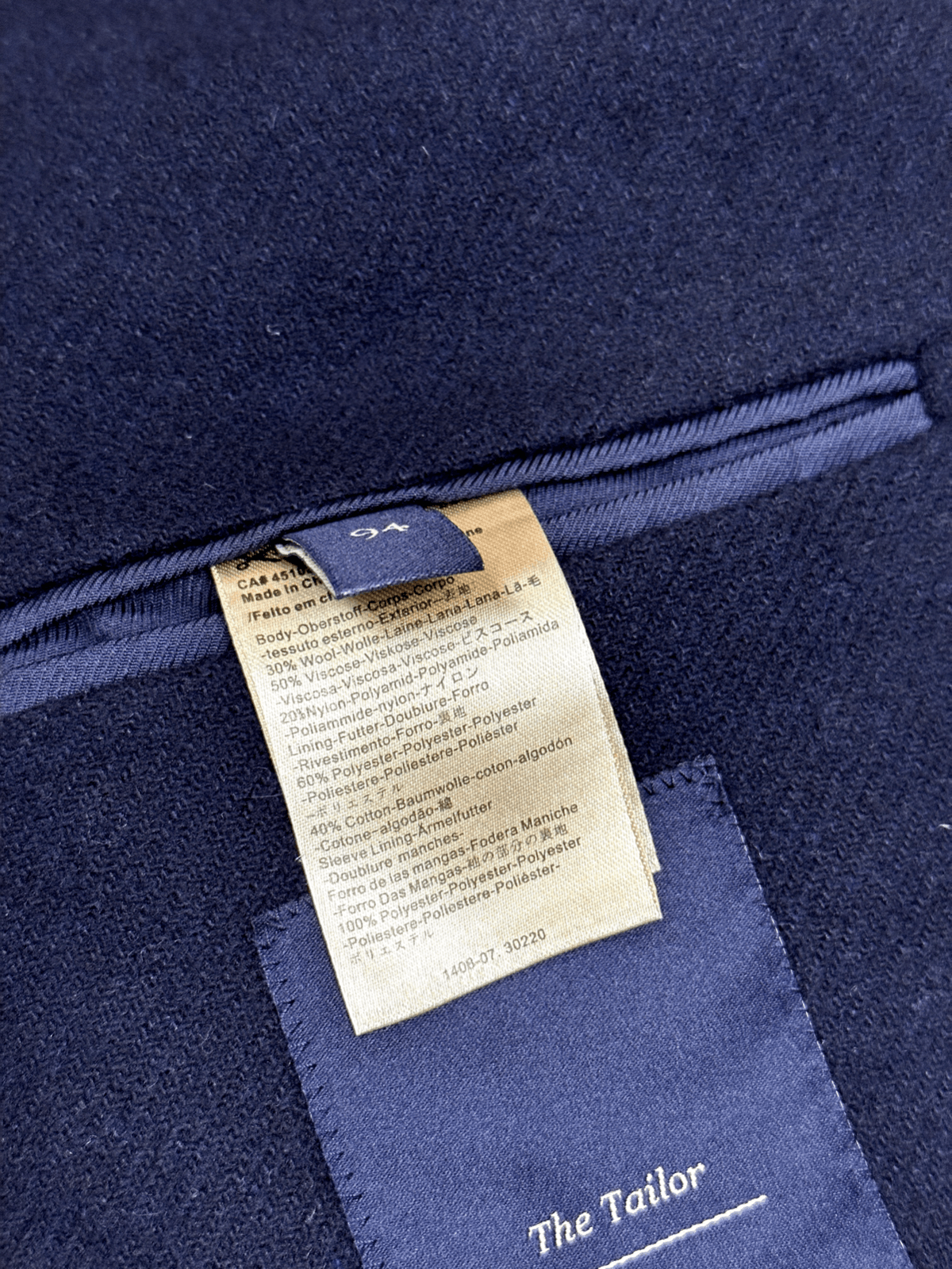 Scotch & Soda Scotch&Soda 3 piece Dark Blue Blazer Size 48R - 9 Thumbnail
