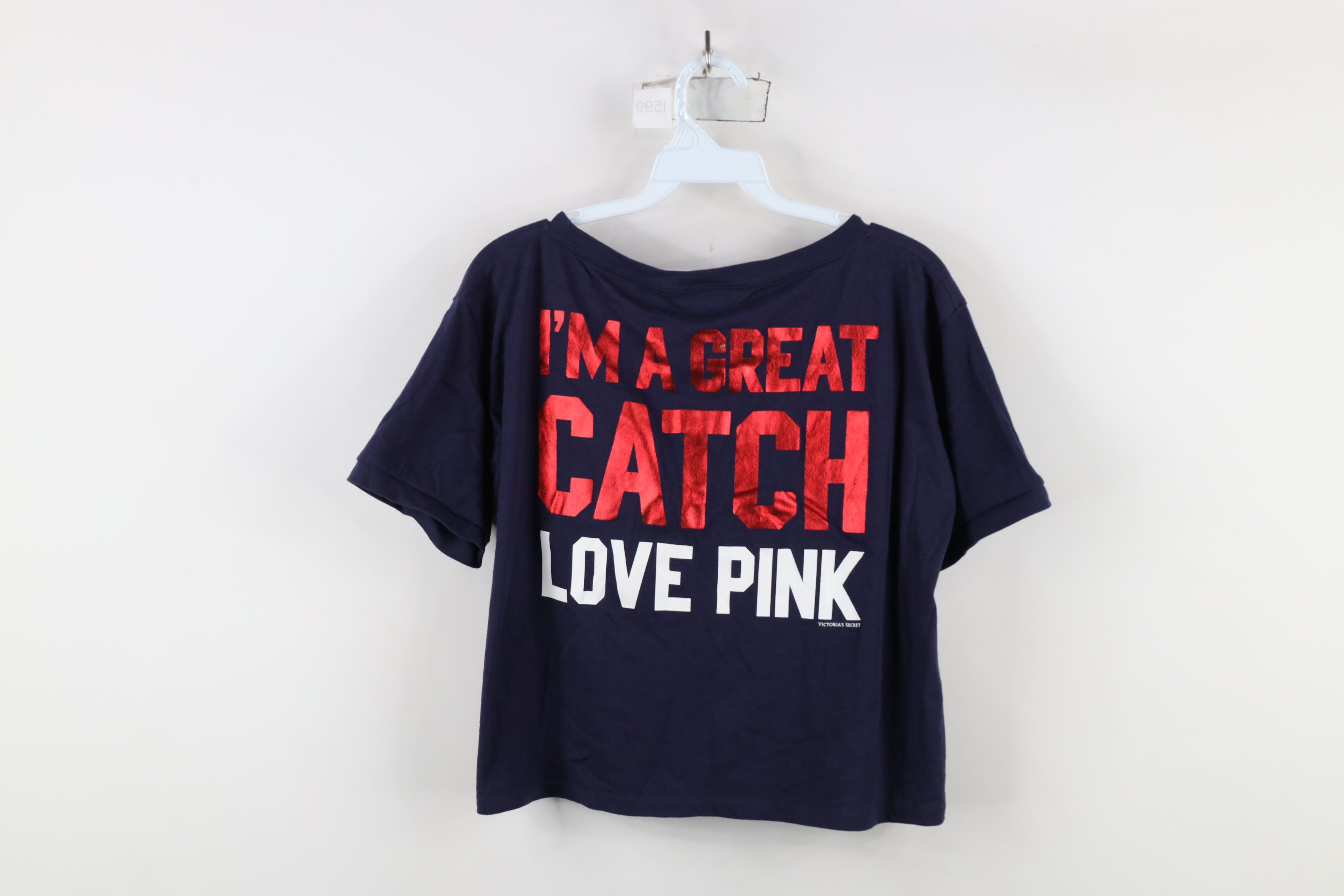 Pink × Vintage Pink Victorias Secret Cleveland Indians Baseball T-Shirt Size L / US 10 / IT 46 - 11 Thumbnail