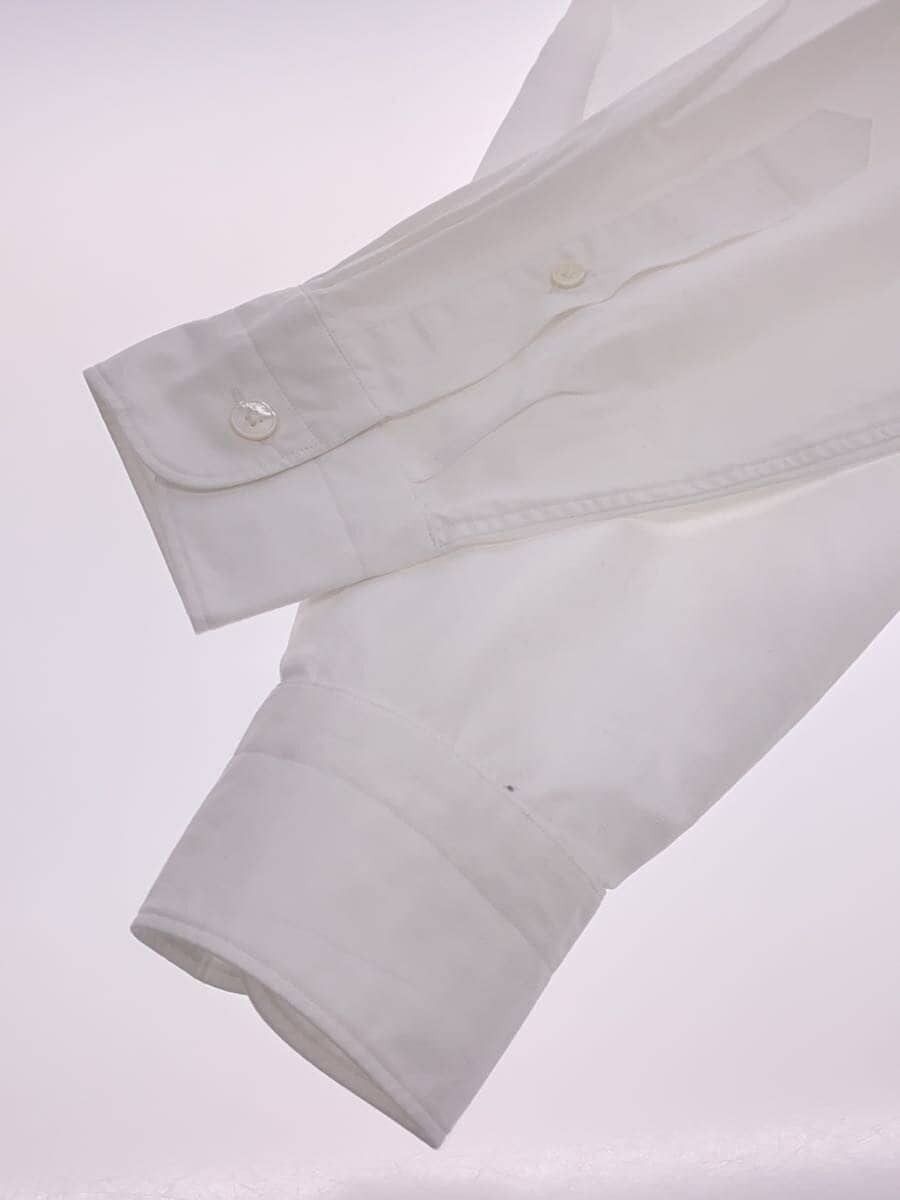 A.PRESSE White Cotton Regular Collar Shirt Size US M / EU 48-50 / 2 - 6 Thumbnail