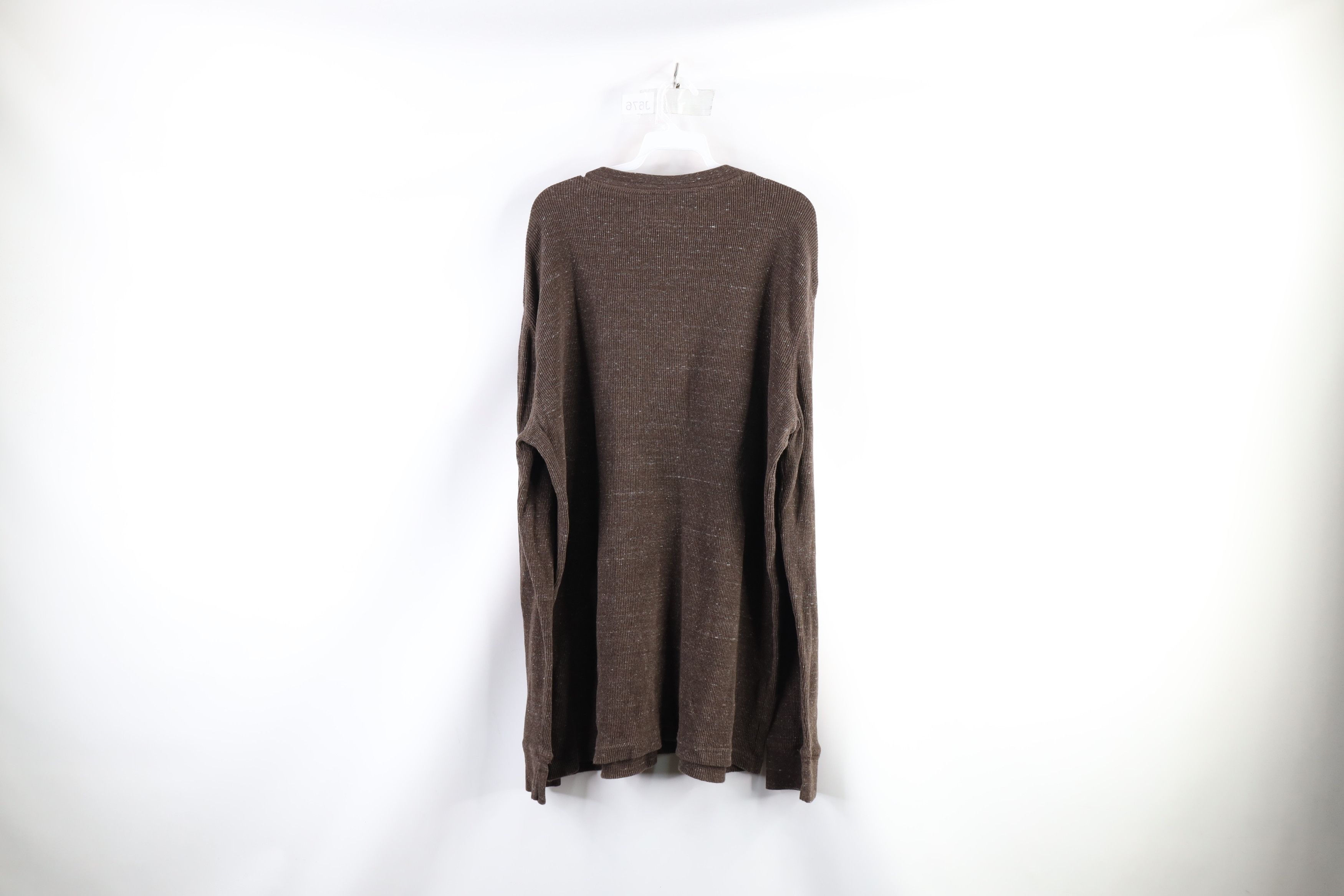 Vintage Vintage Streetwear Waffle Knit Long Sleeve Henley T-Shirt Size US XXL / EU 58 / 5 - 5 Thumbnail