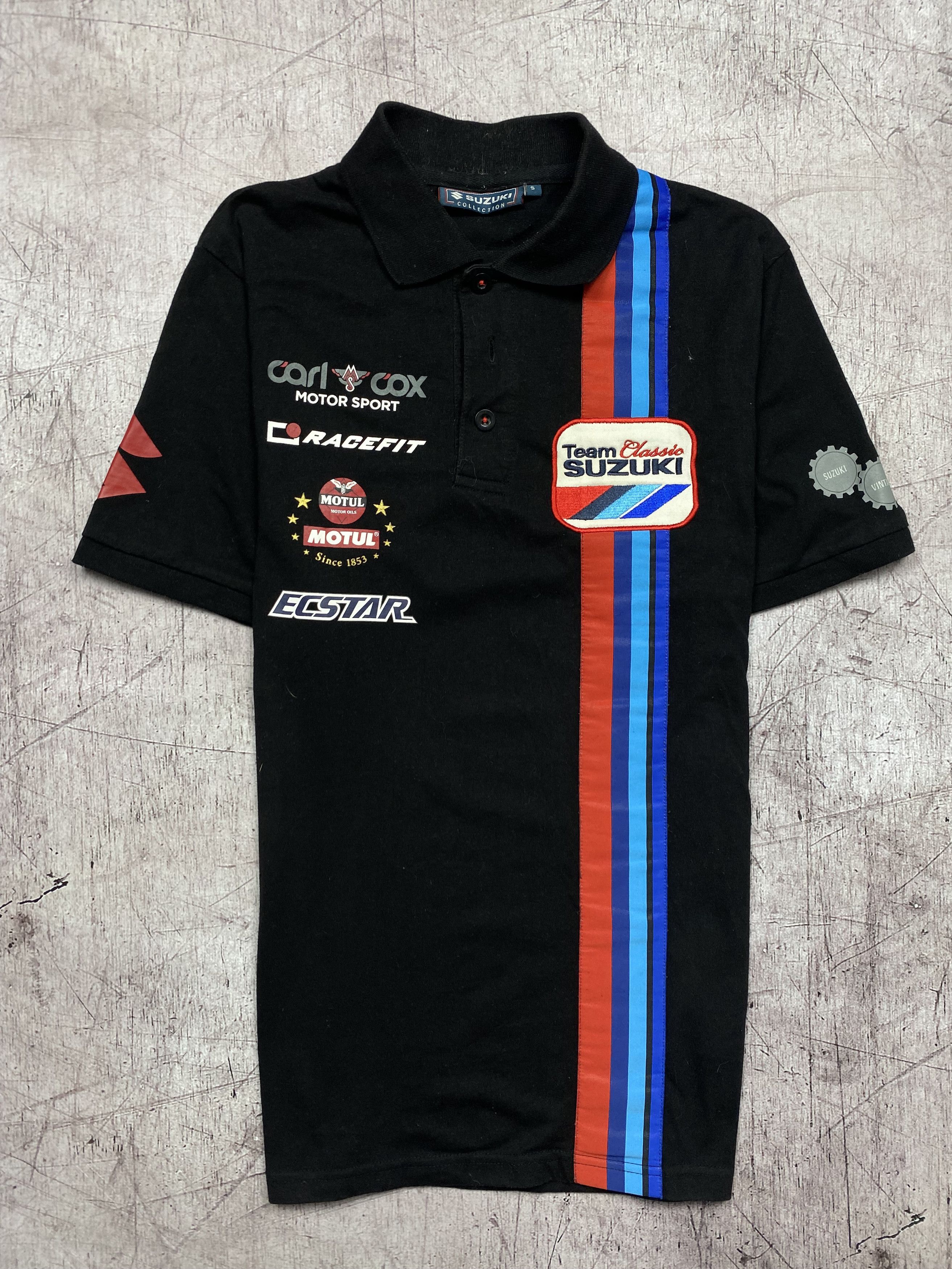 Japanese Brand Suzuki Racing Team Vintage Mens Polo Shirt y2k Size US S / EU 44-46 / 1 - 1 Thumbnail