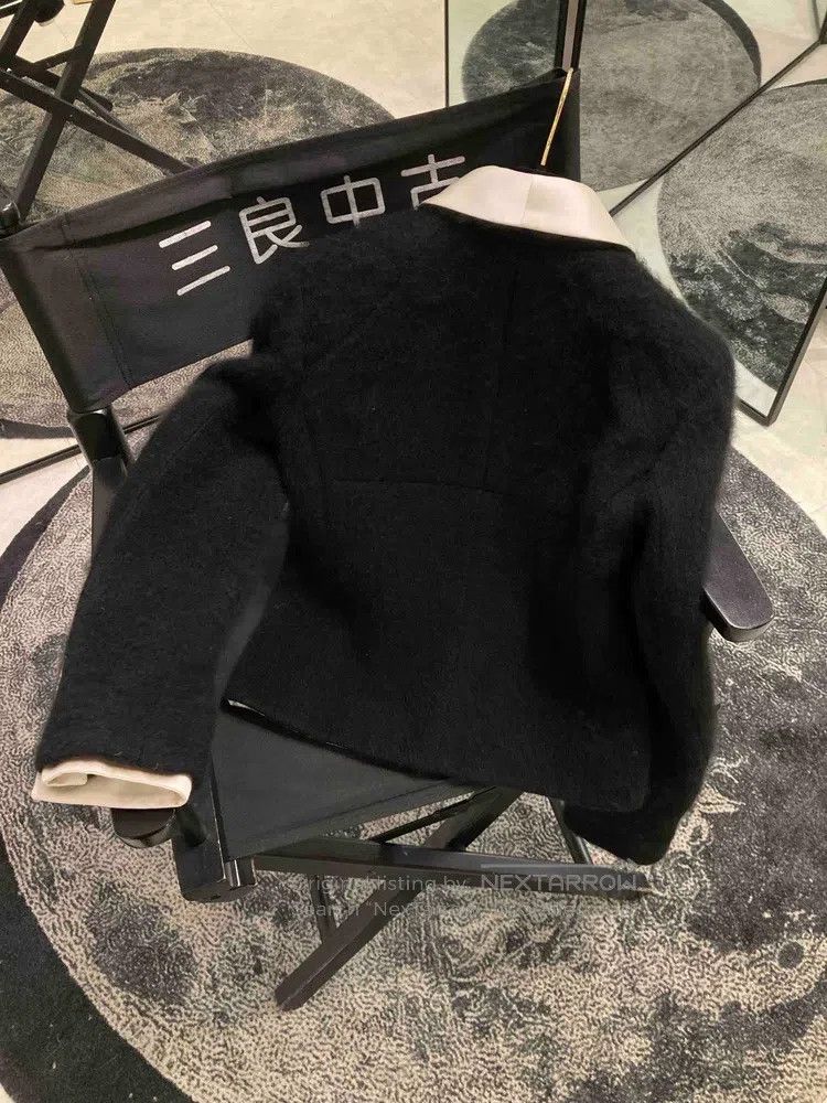 Chanel Chanel Forest series black and white lapel two-pocket jack Size XXS / US 00 / IT 34 - 2 Thumbnail