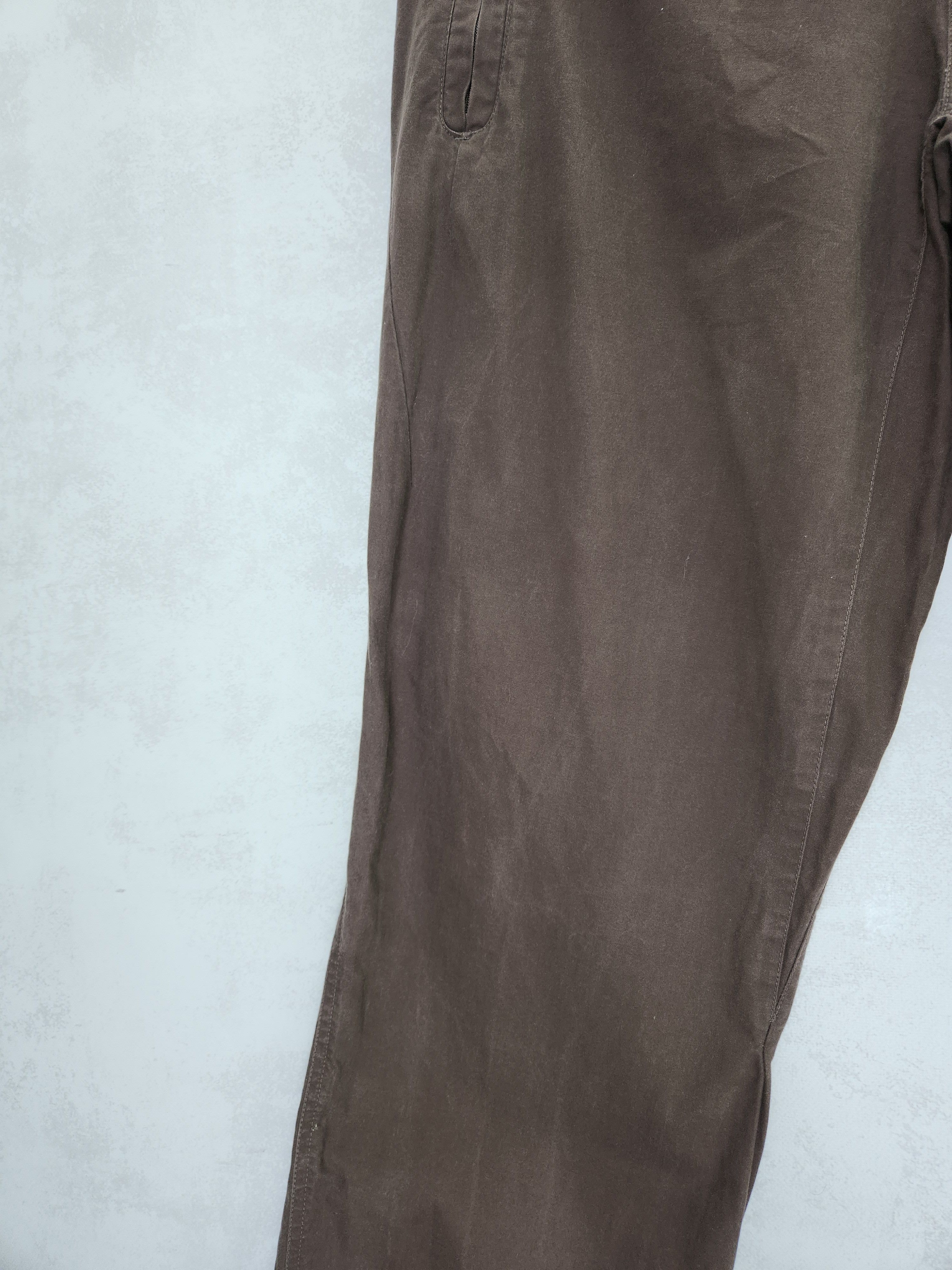 Nike Vintage y2k Nike wmns cotton brown casual pants size M Size 32" / US 10 / IT 46 - 4 Thumbnail