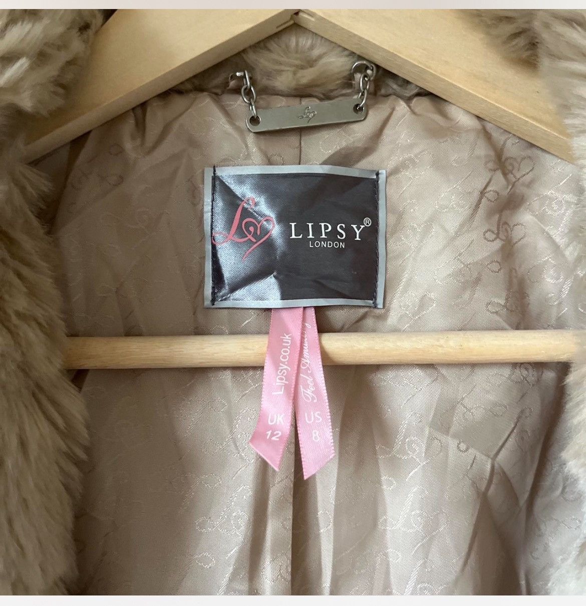 Other Lipsy London Faux Fur Coat Size M / US 6-8 / IT 42-44 - 2 Thumbnail