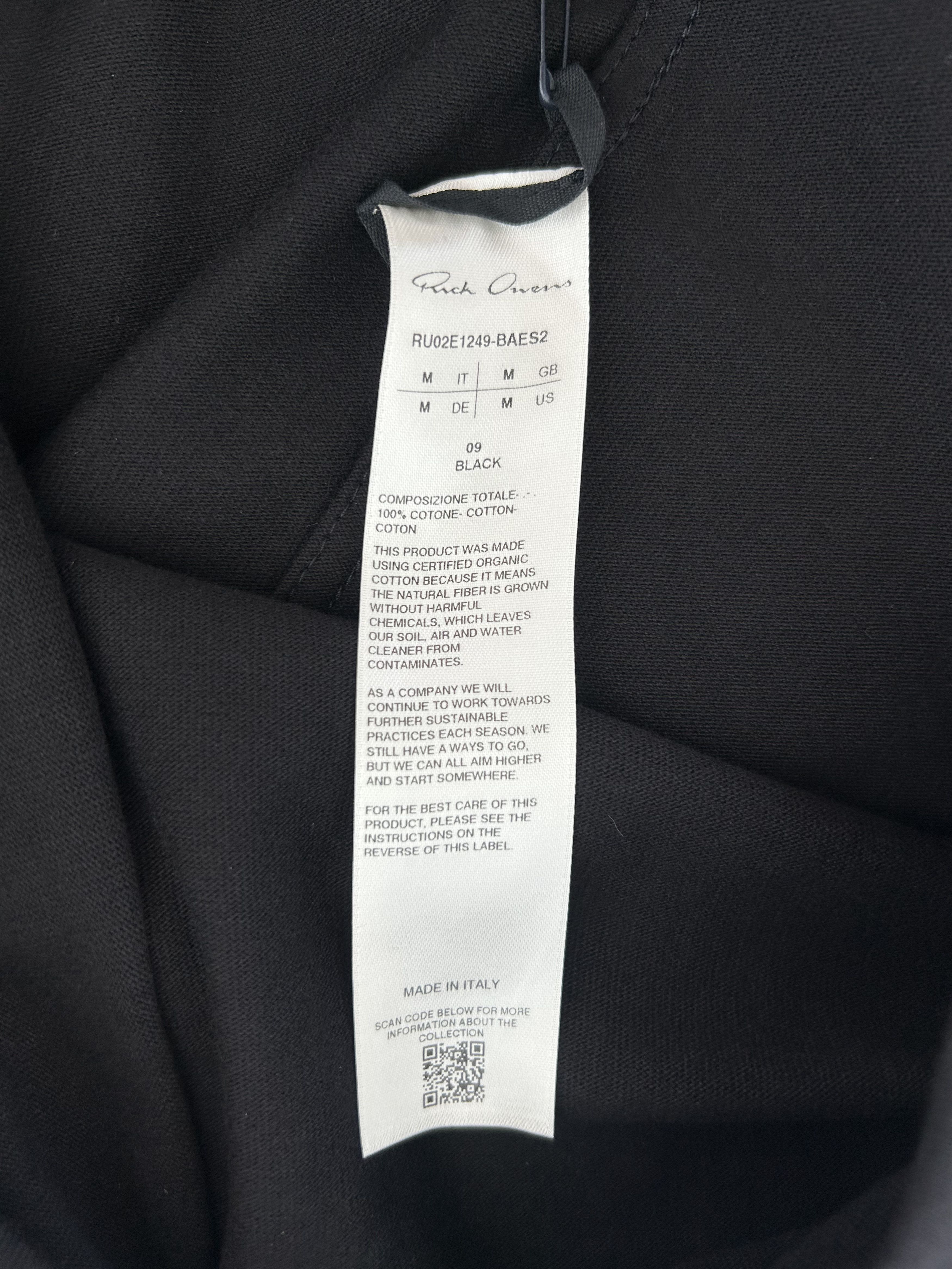 Rick Owens Rick Owens Black Eyelet Jumbo T-Shirt Size US M / EU 48-50 / 2 - 3 Thumbnail