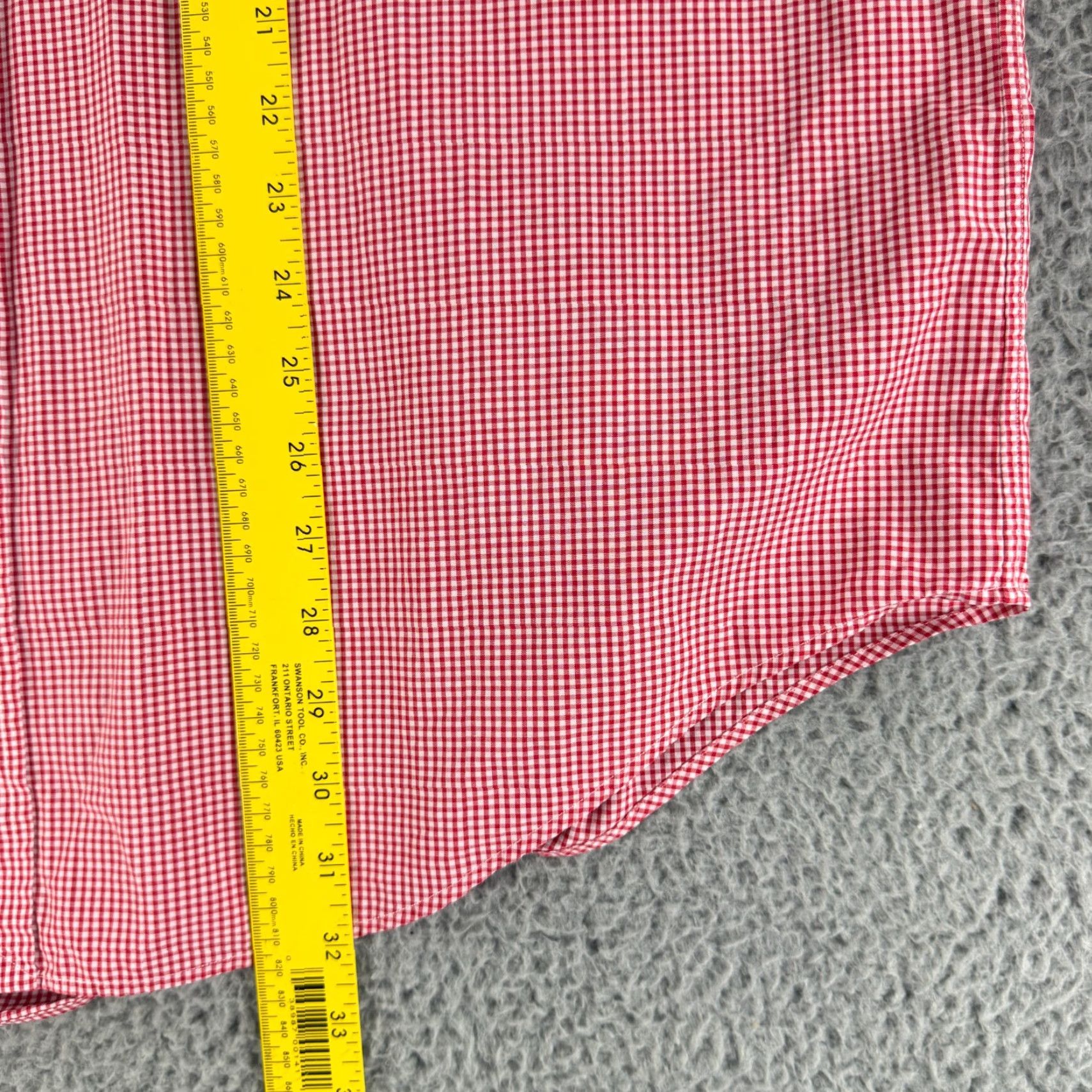 Ralph Lauren Ralph Lauren Button-Down Shirt Mens XL Red Check Print Long Sleeve Cotton Shirt Size US XL / EU 56 / 4 - 6 Thumbnail