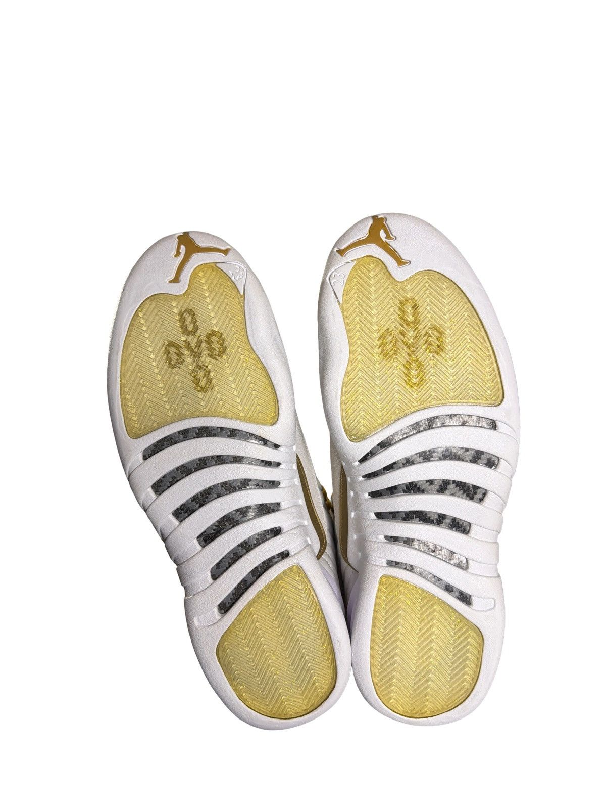 Jordan Brand × October's Very Own Air Jordan 12 OVO White Gold DS Size 12 OG Box Size US 12 / EU 45 - 10 Thumbnail